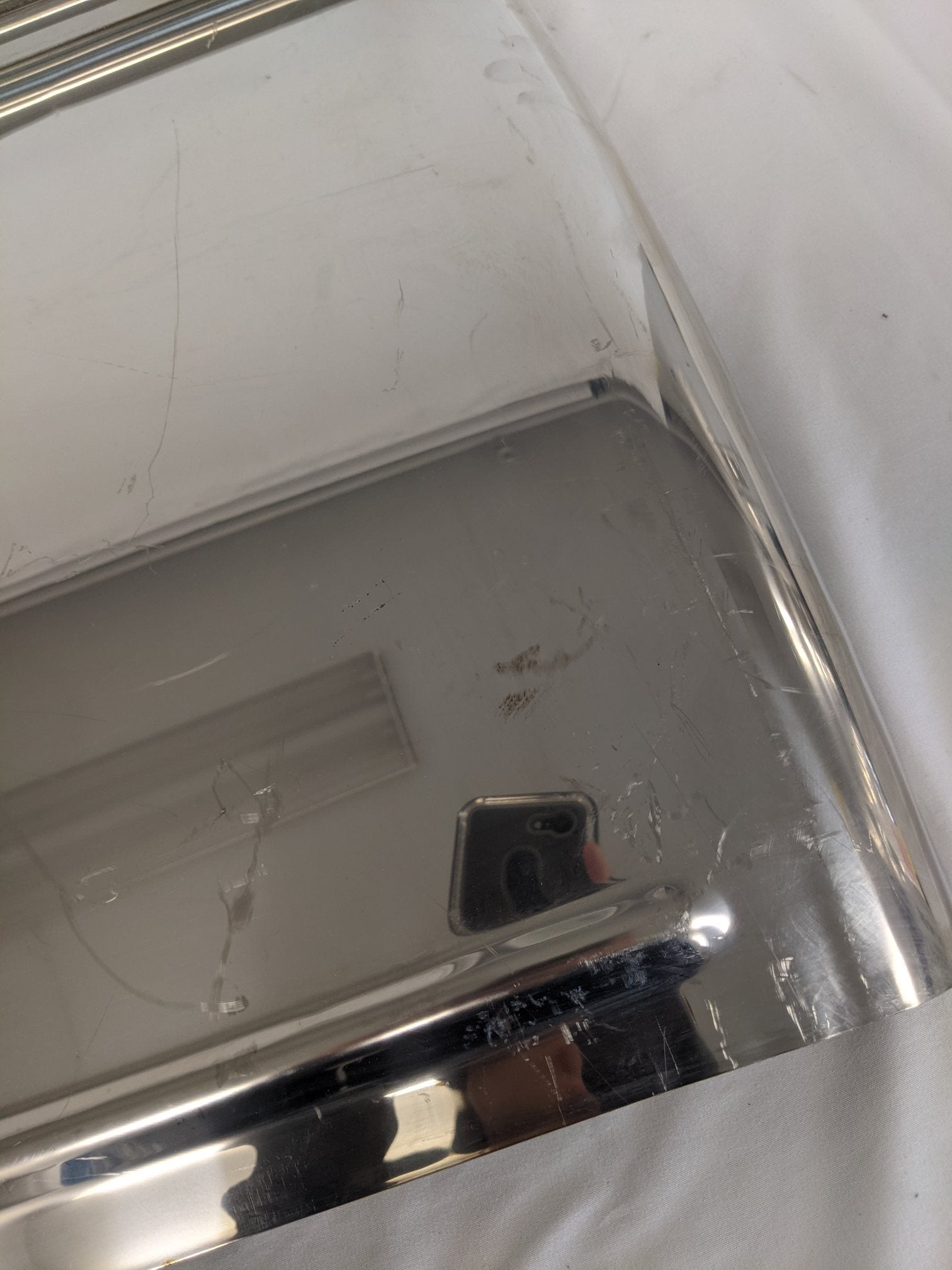 Damaged Freightliner LH SS Standard Mount ¼ Fender w/ Logo -P/N 22-73944-018 (9202291638588)