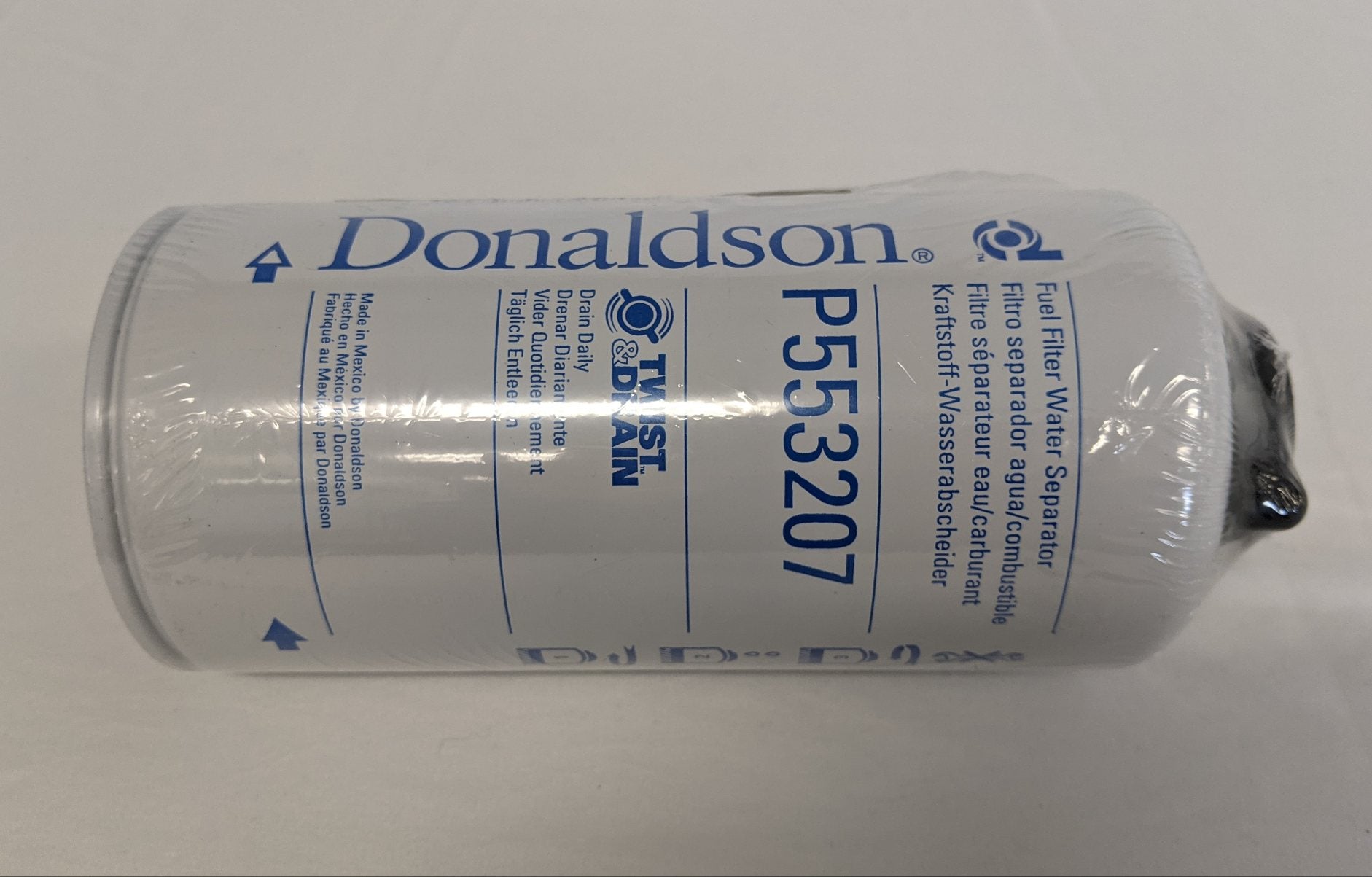 Donaldson Spin-on Twist & Drain Fuel Water Separator (FWS) Filter - P/N P553207 (9208984502588)