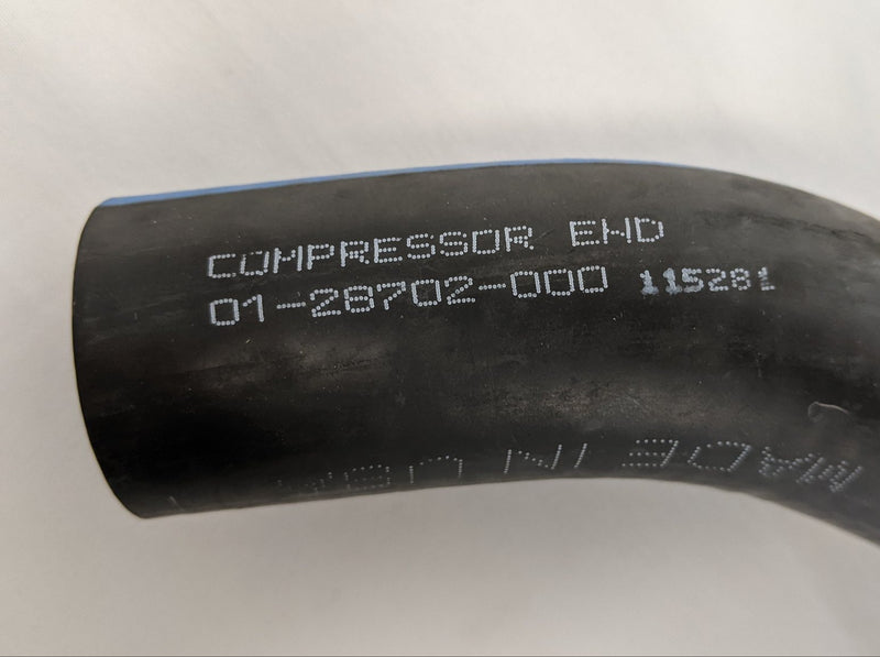 Blue Stripe Molded Compressor Supply Air Intake Line - P/N 01-28702-000 (9209094144316)