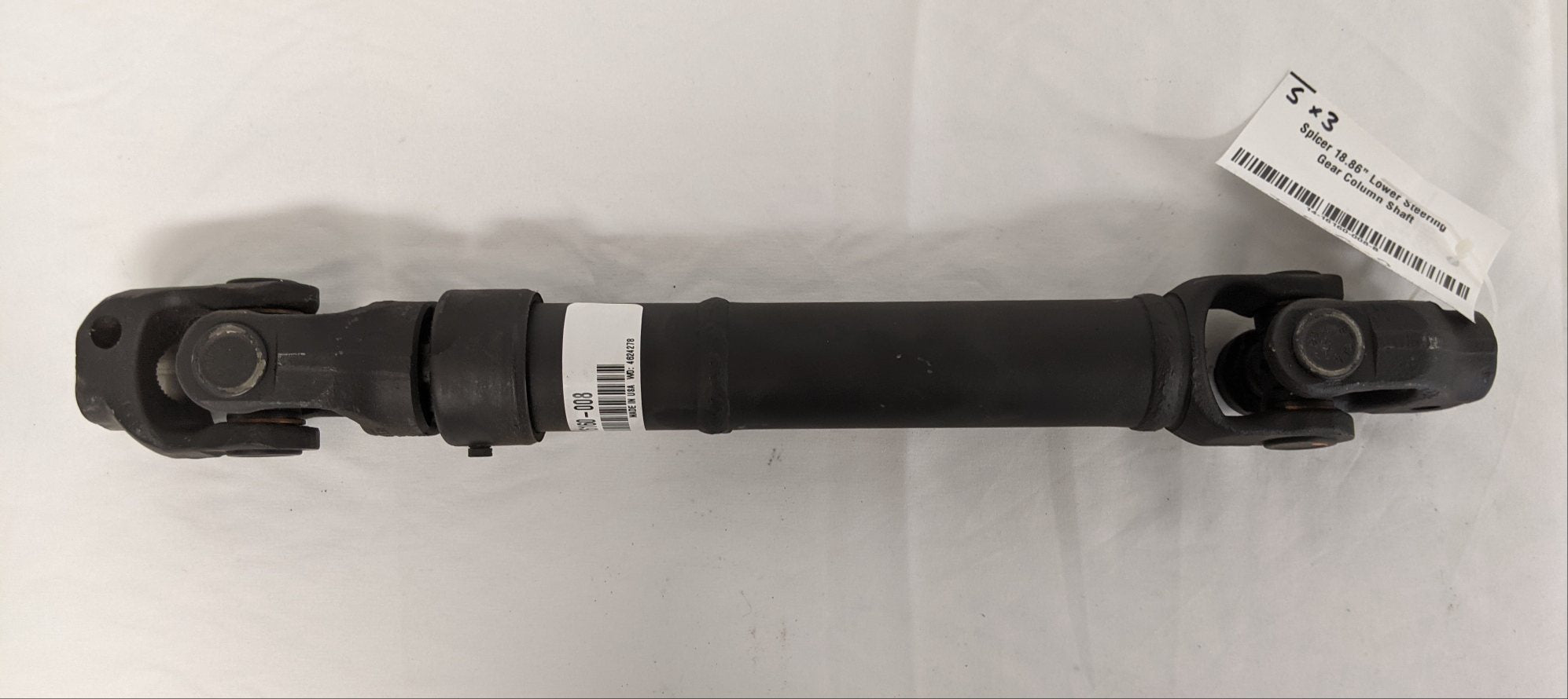 Spicer 18.86" Lower Steering Gear Column Shaft - P/N 14-16160-008 (9211005829436)