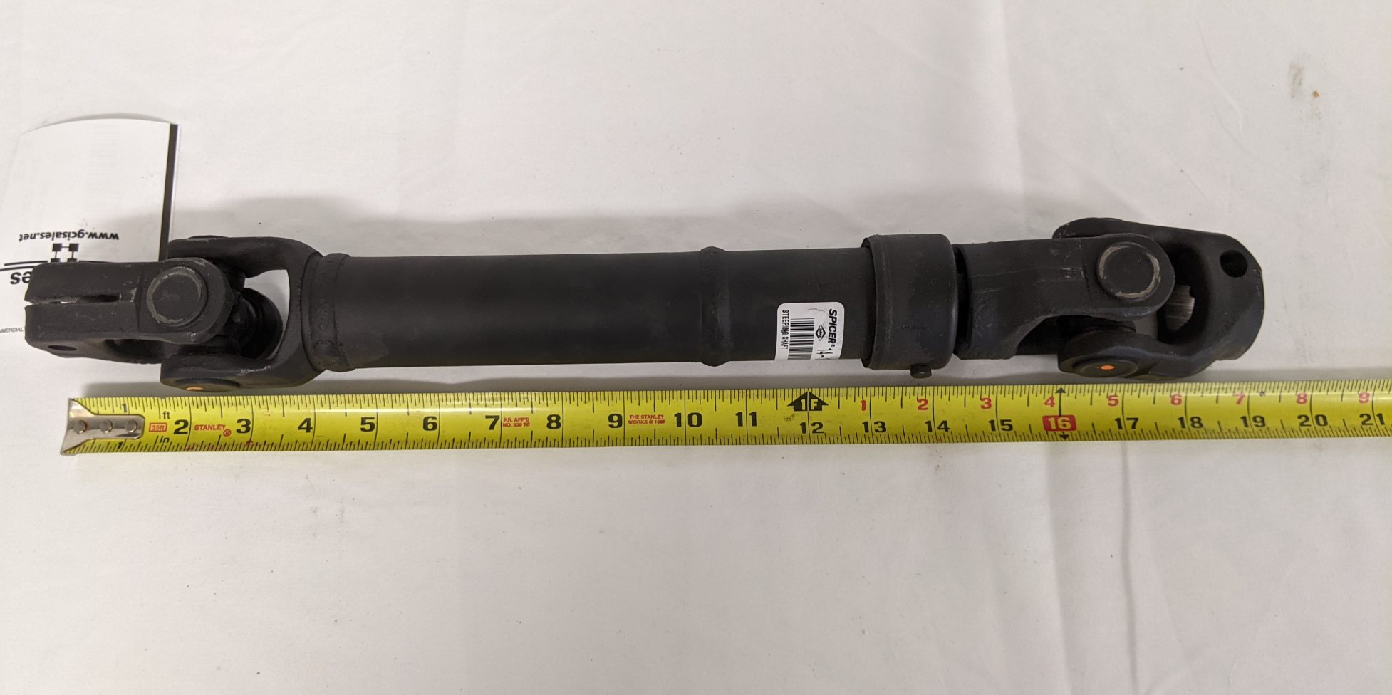 Spicer 18.86" Lower Steering Gear Column Shaft - P/N 14-16160-008 (9211005829436)