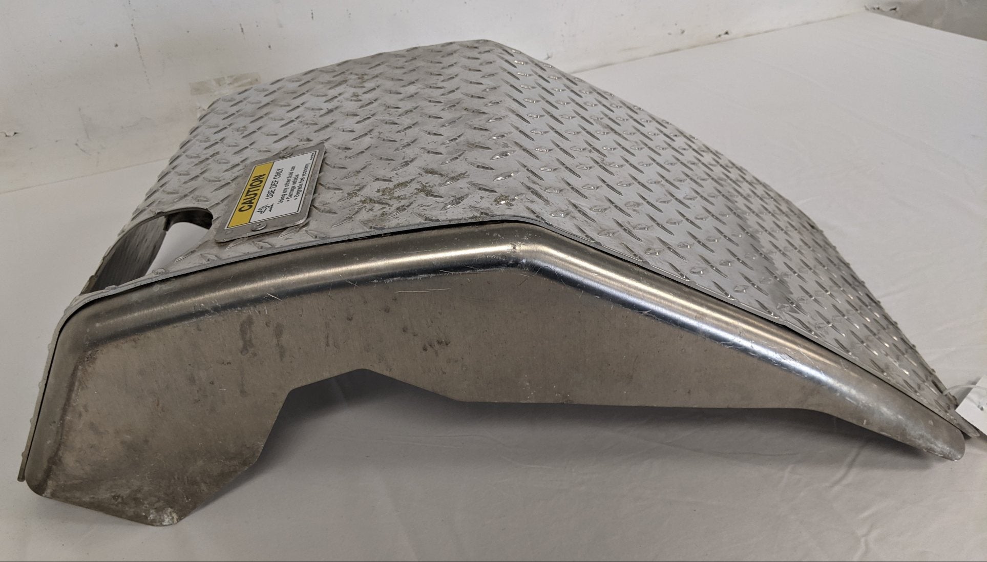 Diamond Plate 23 Gal. LH Straight Fill DEF Tank Cover - P/N A04-27869-012 / 006 (9267309838652)