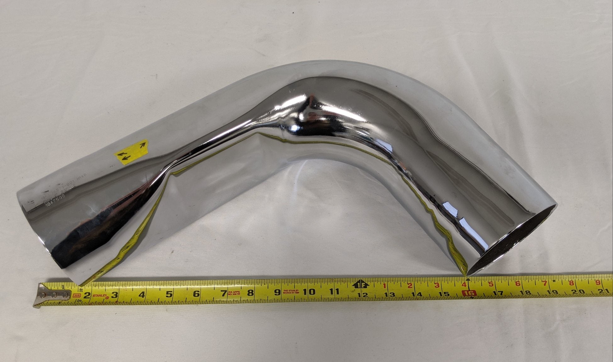 Western Star B-Pillar Chrome Plated 4" Elbow Exhaust Pipe - P/N 04-34571-001 (9239325933884)