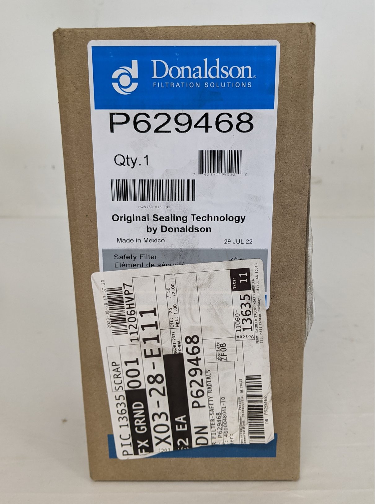 Donaldson Safety Radial Seal Engine Air Cleaner Filter Element - P/N DN P629468 (9268728037692)