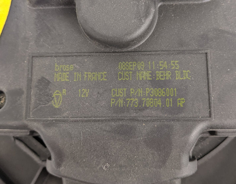 Damaged BEHR HVAC Sleeper Brushless Blower Motor  - P/N  P3086001 (9270984868156)