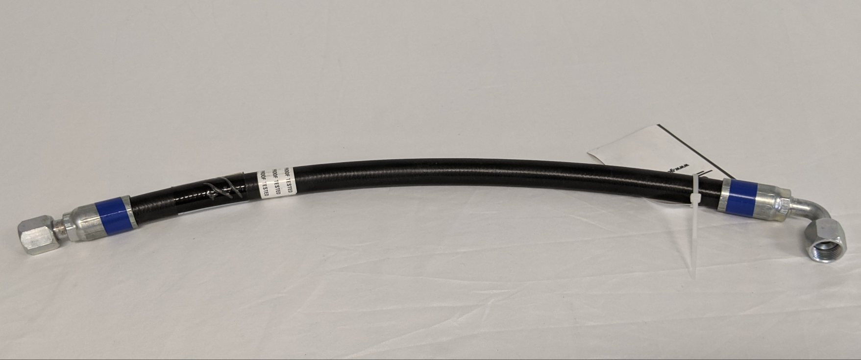 Parker 23" 90° & Straight 3/4"-16 Swivel Pressure Line Hose - P/N 14-14505-023 (9271430840636)