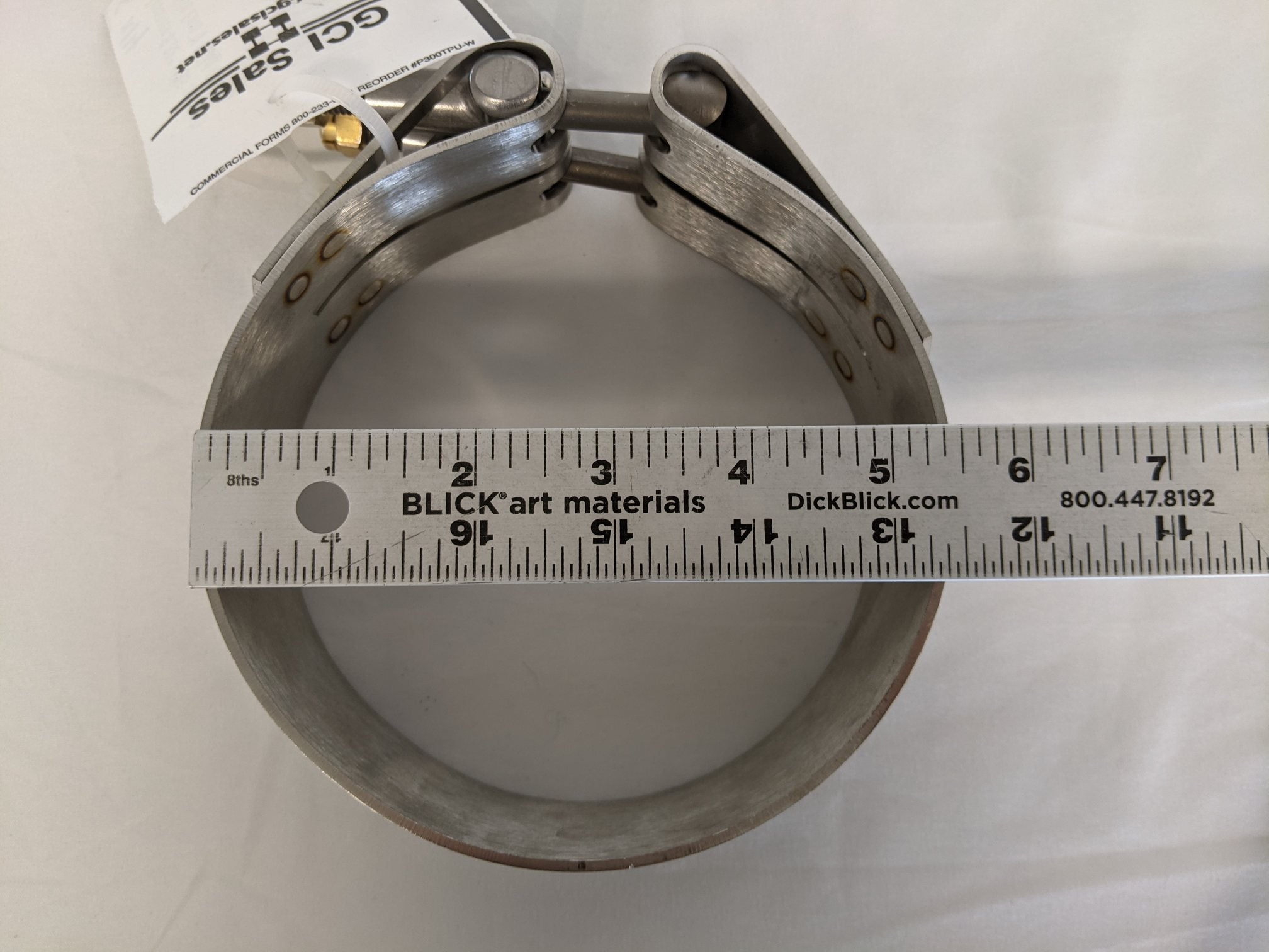 Teconnex 5.32" (135 mm) ID Euro V Band Clamp - P/N 04-34764-000 (9275120582972)