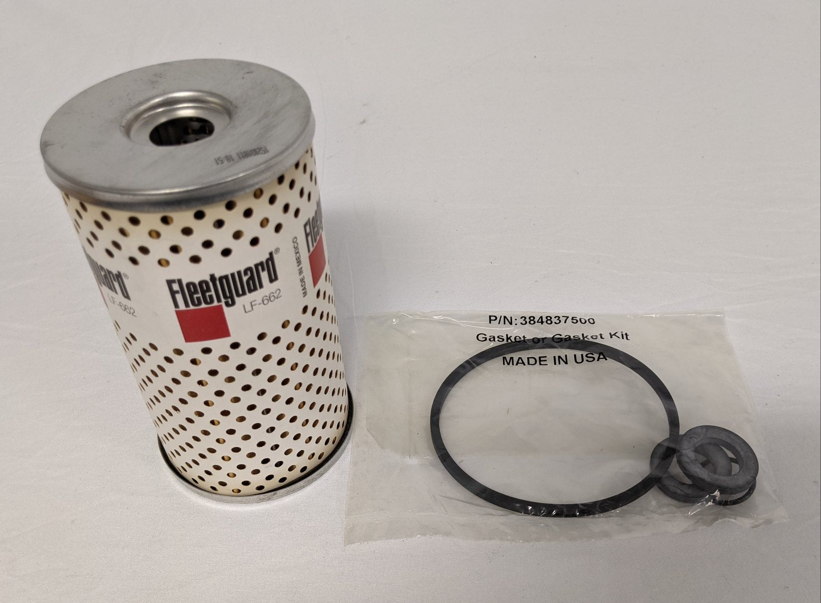 Fleetguard Oil Lube Filter Element Kit - P/N FG LF662 (9275372110140)