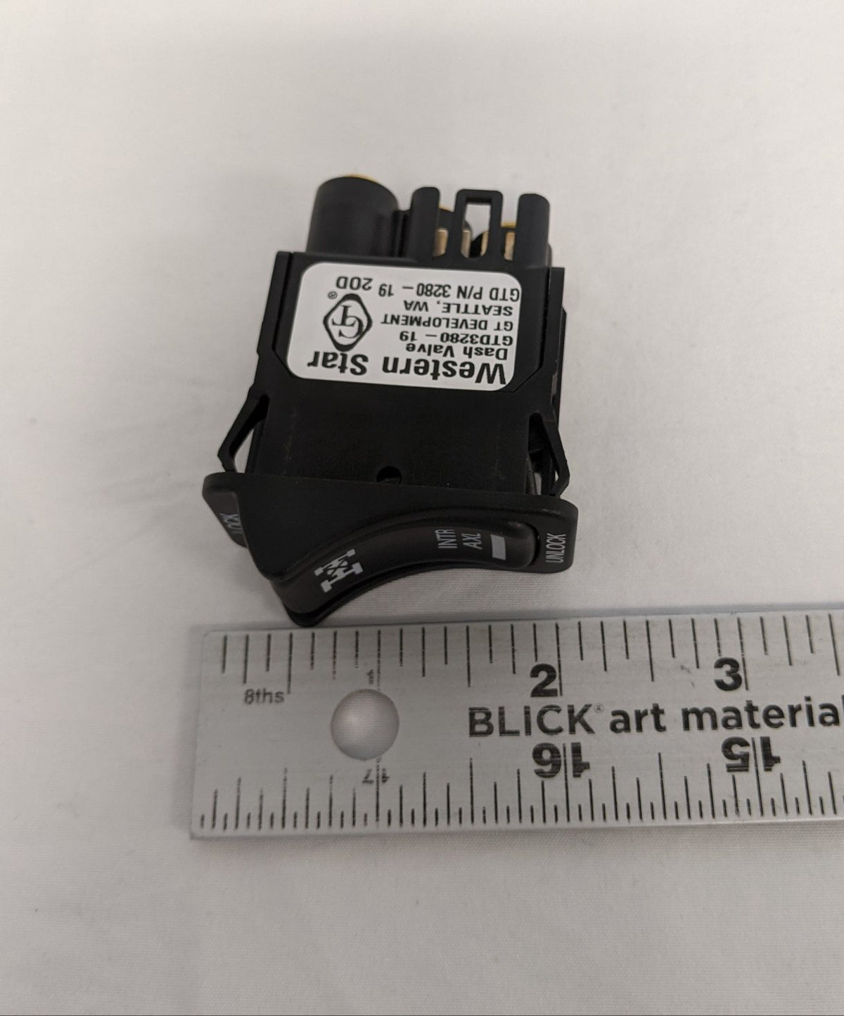 Stainless Steel Interaxle Differential Switch Guard - Lock / Unlock For Stainless Steel Interaxle Differential Switch Guard - Lock / Unlock For