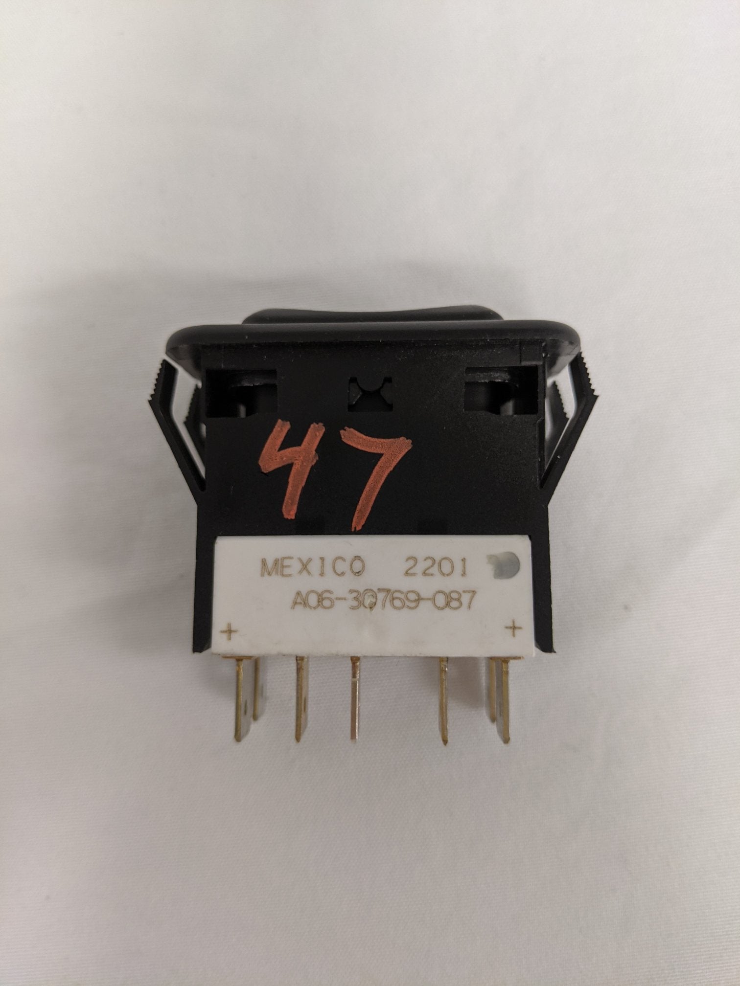 FTL Throttle RPM+ RPM- Momentary Rocker Switch -P/N A06-30769-087