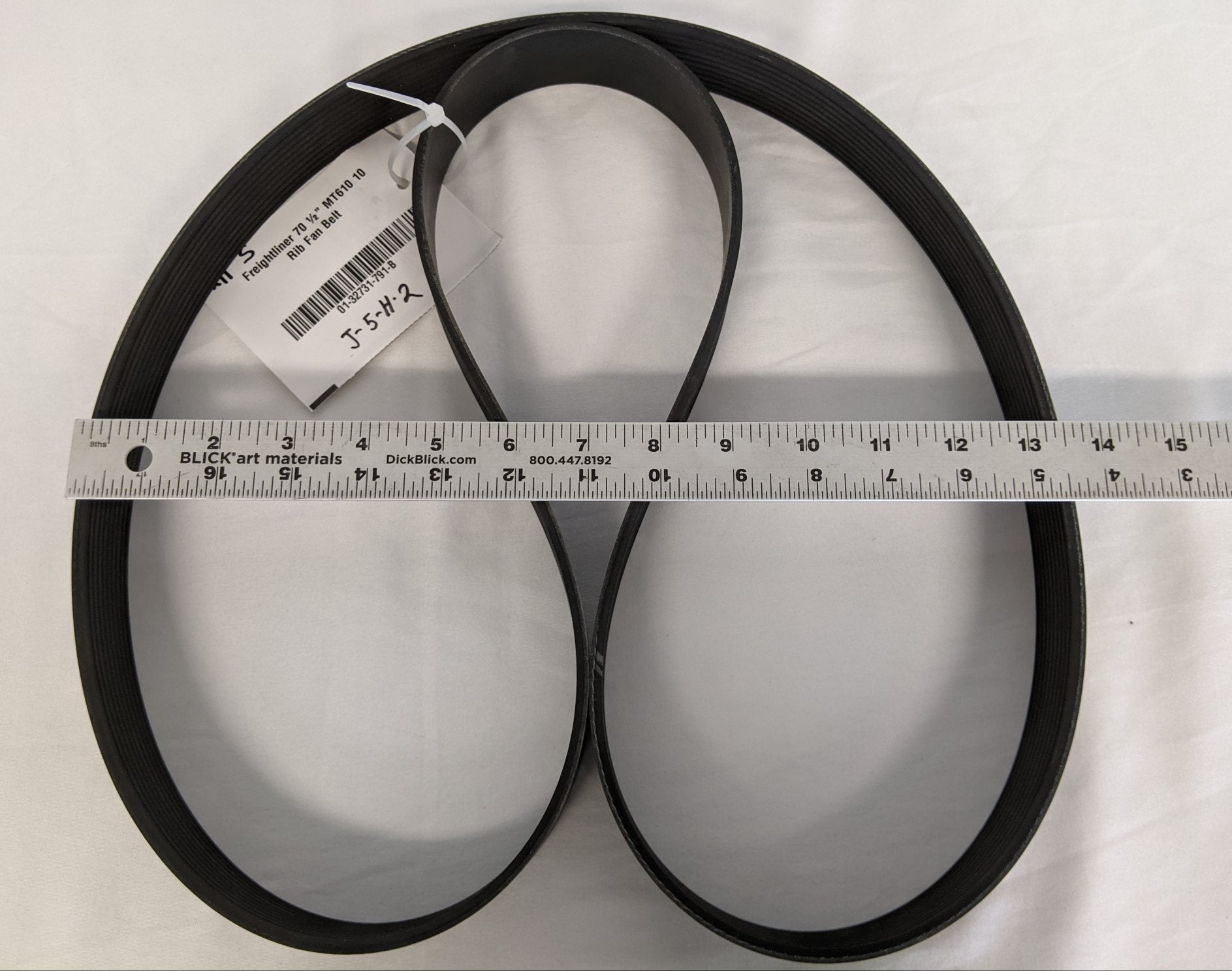 Freightliner 70 ½" MT610 10 Rib Fan Belt - P/N 01-32731-791 (9313855471932)