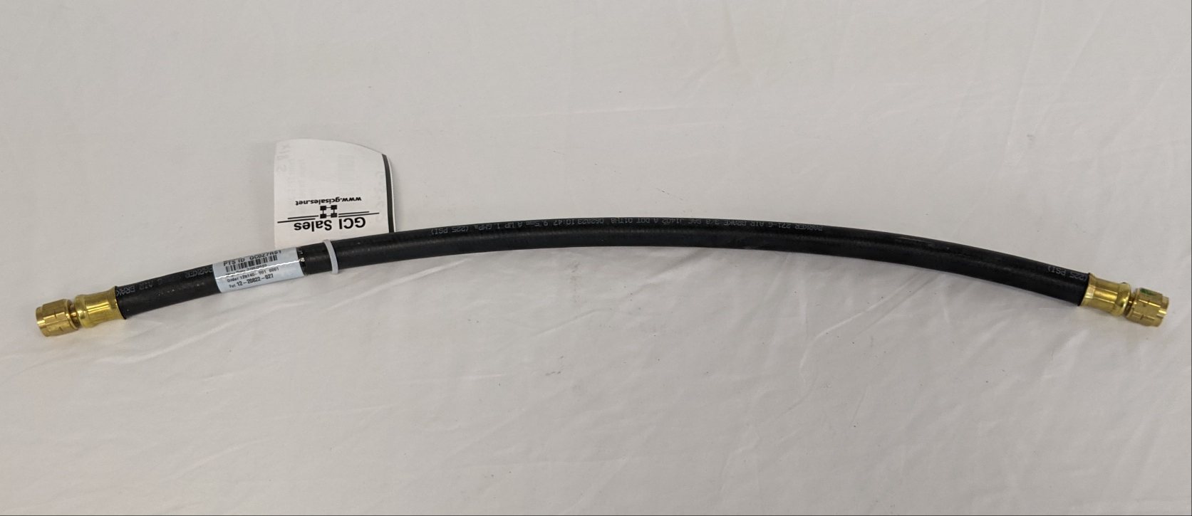 Parker 27" 271-6 Air Line Hose w/ (2) ⅜" SAE 45° Swivel Ends - P/N 12-20822-027 (9386240868668)