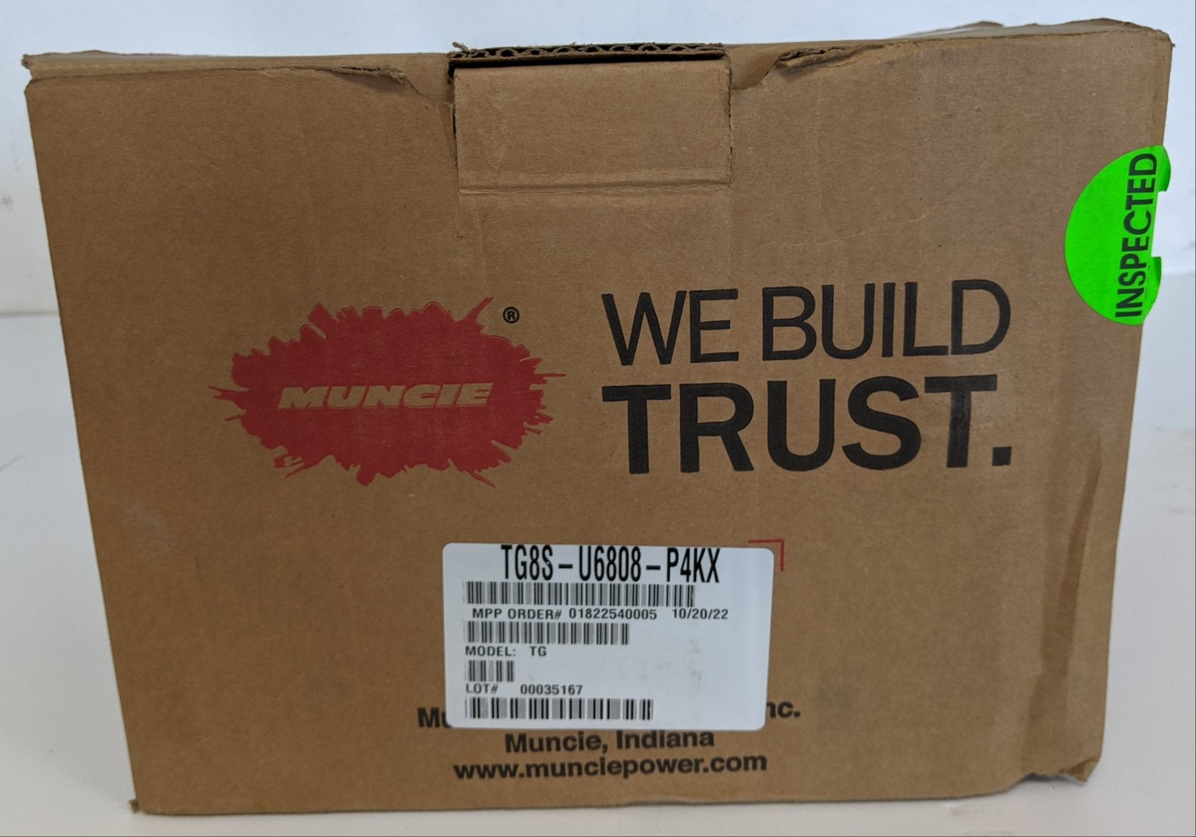 Muncie Detroit DT12 13T, SAE B, 7/8", 130%, PTO Assembly - P/N TG8SU6808P4KX (9401076973884)