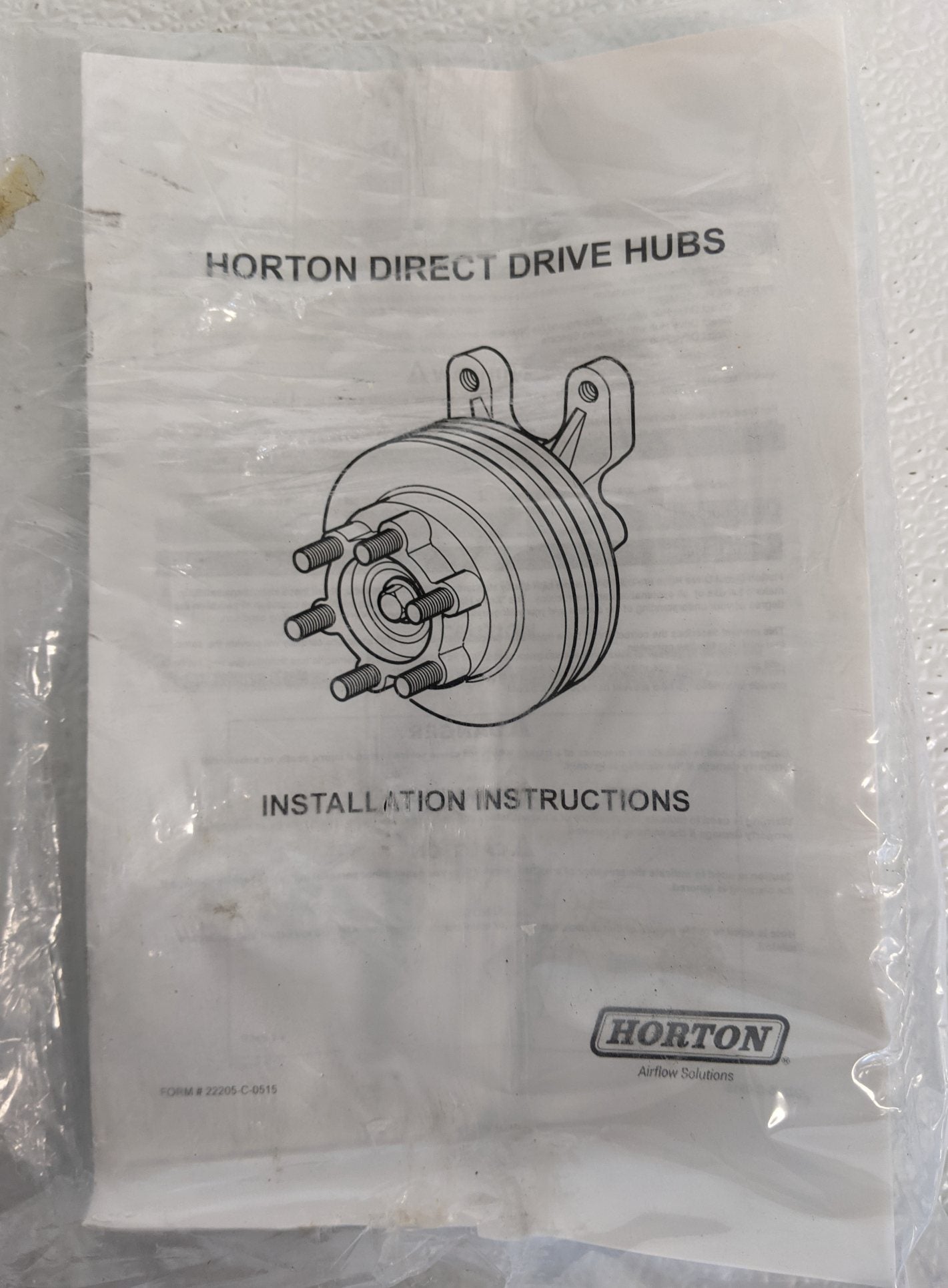 Horton Thermostatically Controlled Fan Clutch Hub - P/N HOR 992000