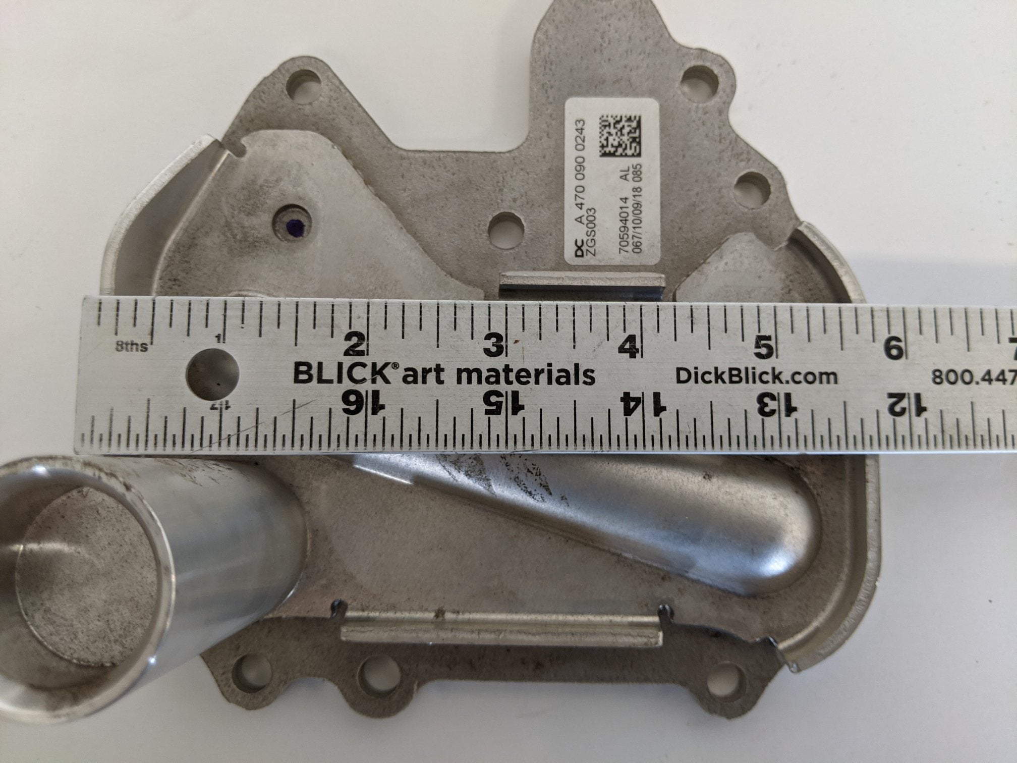 Detroit Fuel Cooler Delete Bypass Plate Kit - A 472 070 00 79