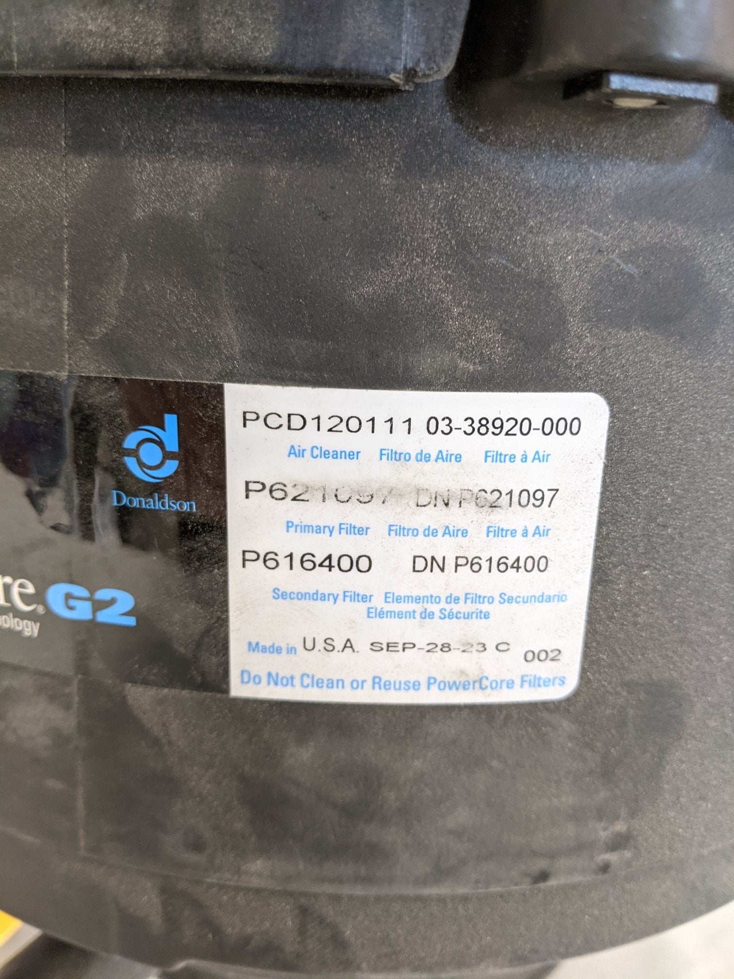 Donaldson PowerCore G2 12