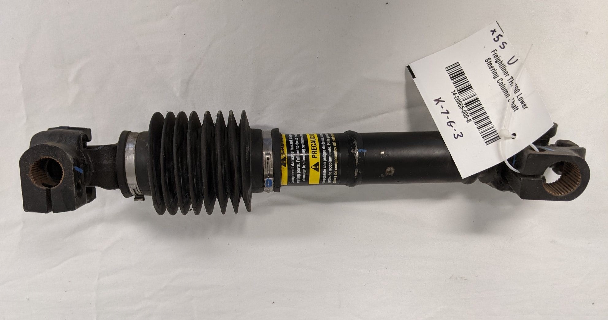 Freightliner THP60 Lower Steering Column Shaft - P/N: 14-20965-000 (8819280707900)