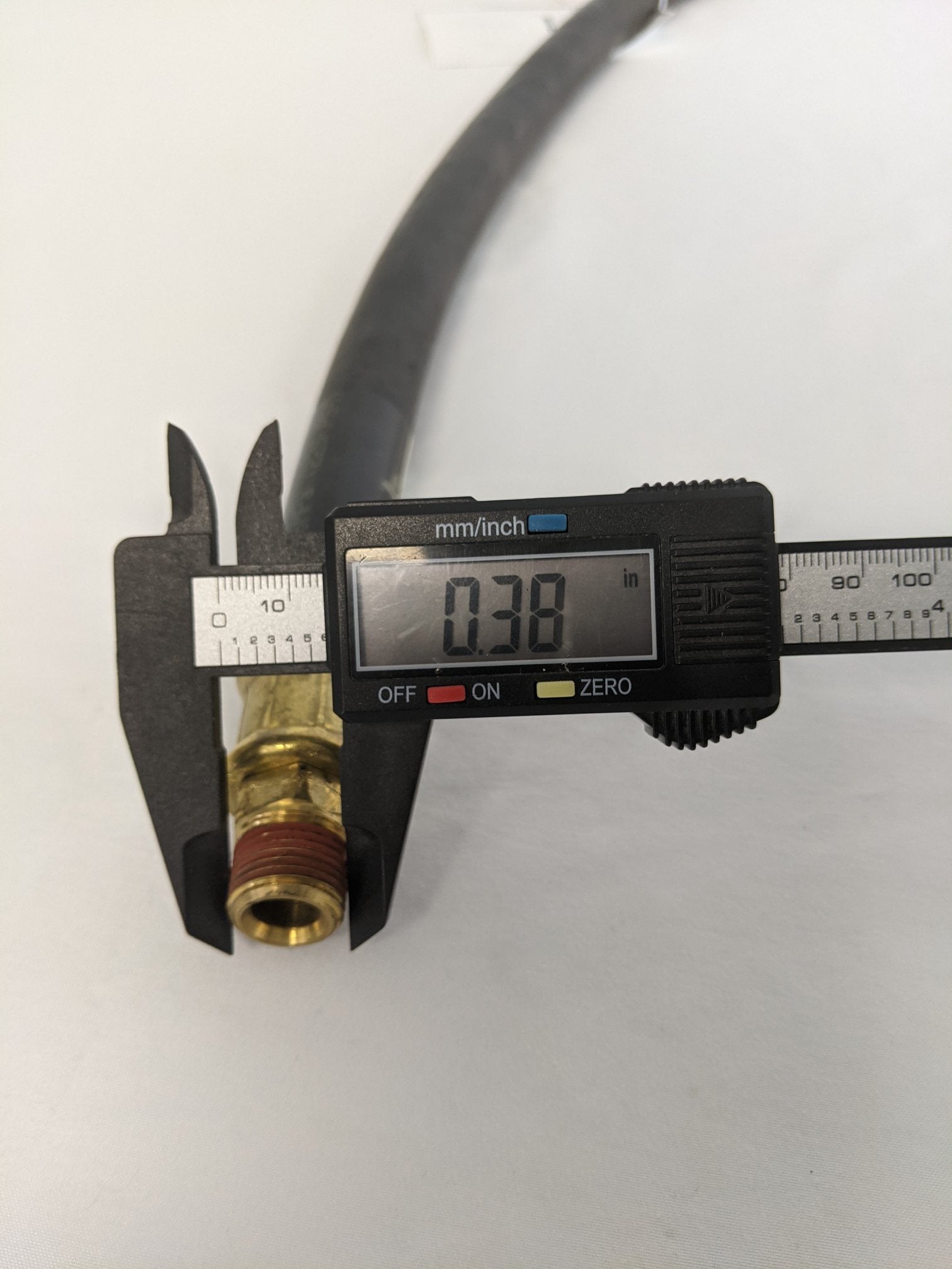 Used Parker C/B 06MPT X SAE 45 Swivel #8 Air Line Hose - P/N  12-21022-023 (9473190199612)