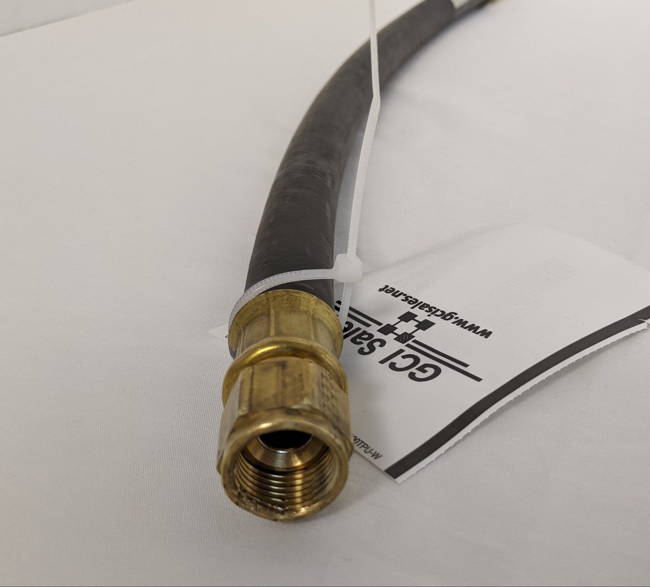 Used Parker C/B 06MPT X SAE 45 Swivel #8 Air Line Hose - P/N  12-21022-023 (9473190199612)