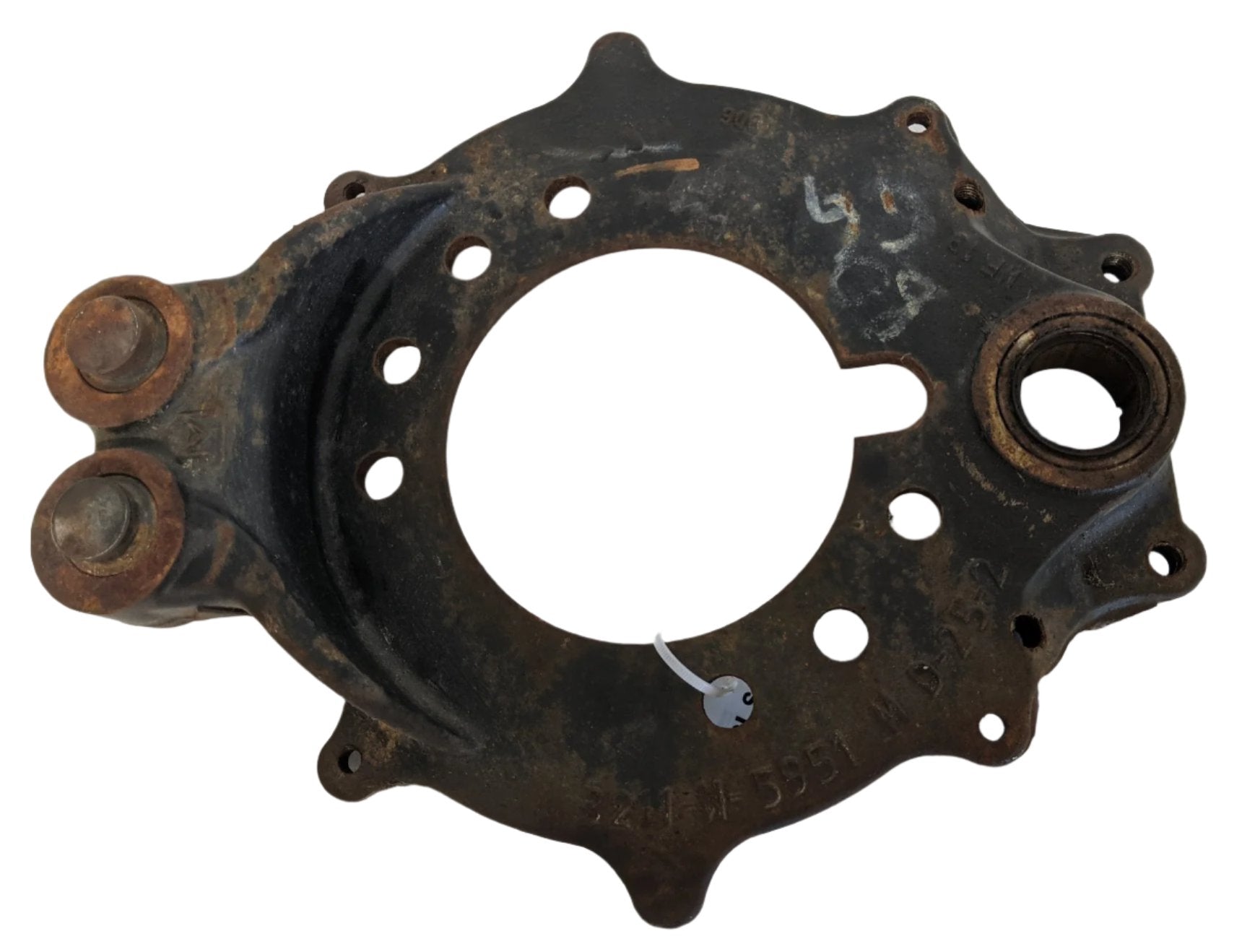 *Rusty New Take Off* Meritor Cast Iron Front Brake Spider - P/N TDA A2 3211J6016 (9523706298684)