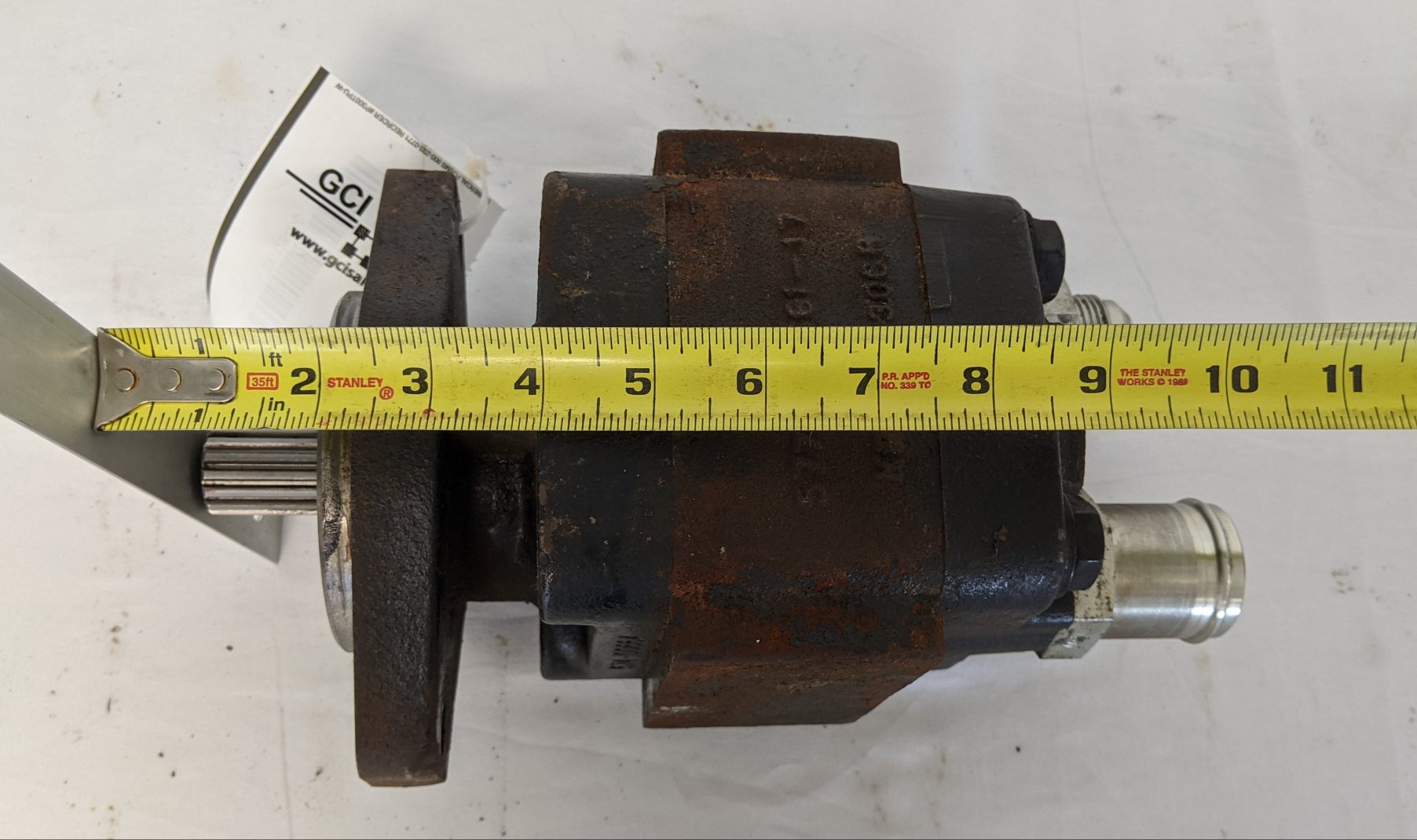 Used Paragon Tank Truck Equipment Model # 310-017 Hydraulic Gear Pump (9523935707452)