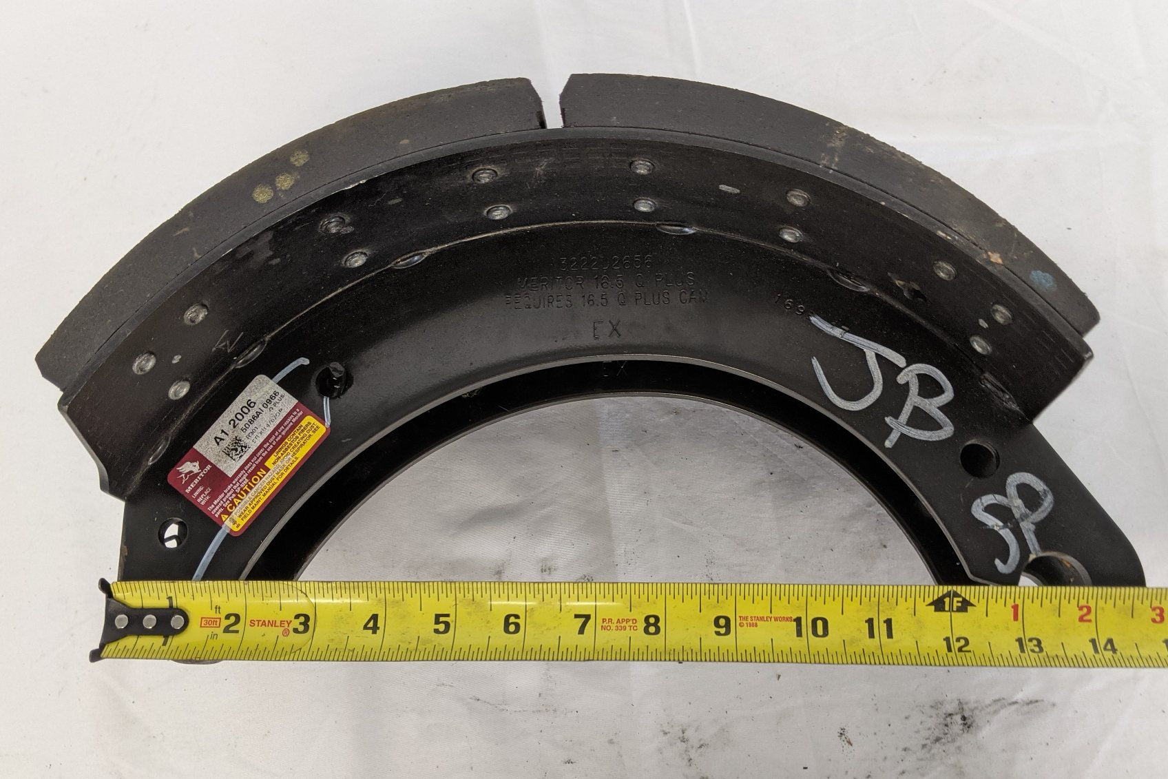 Meritor A1 2006 16.5 4707QP 7 Brake Shoe Kit P/N SR301470QP