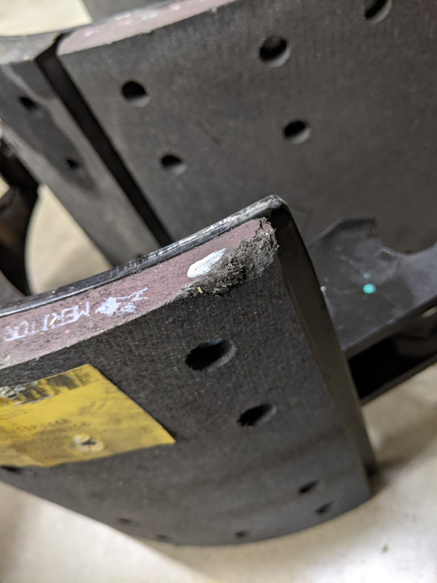 New Take Off *4 Sets* Meritor 16.5 4711QP 8 ⅝ Brake Shoe Kits- P/N SR3014711QP (9535025217852)