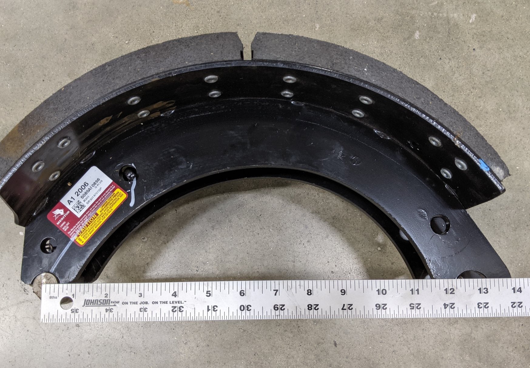 *New Take Off *2 Sets* Meritor 16.5" 4707QP 7" Brake Shoe Kits- P/N SR301470QP (9539246129468)