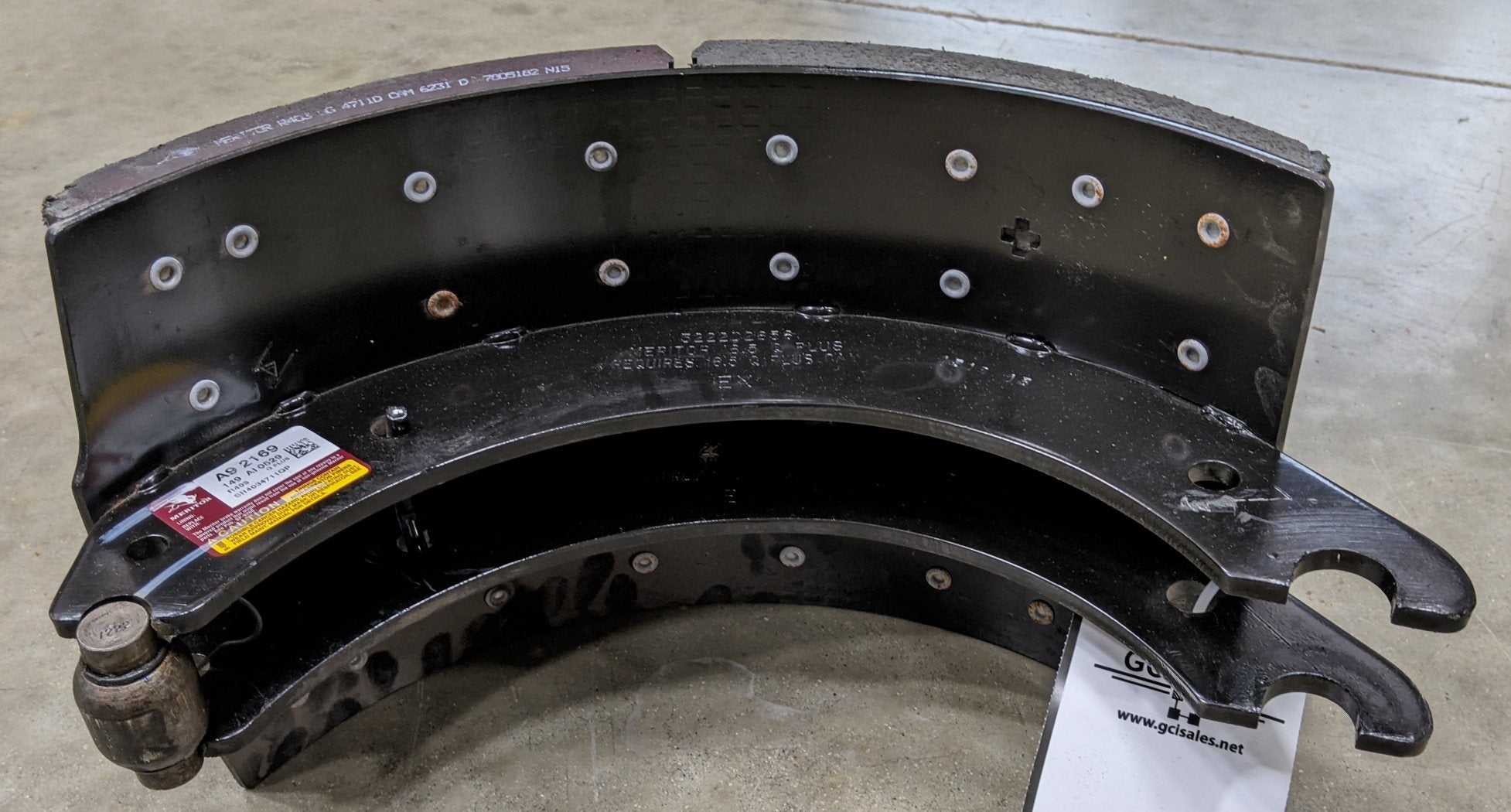 New Take Off *4 Sets* Meritor 16.5 4711QP 8 ⅝ Brake Shoe Kits- P/N SR4034711QP (9539567780156)