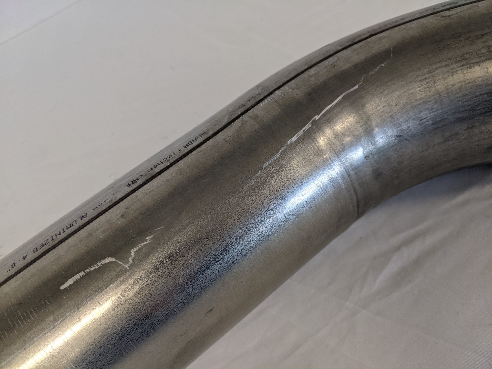 Damaged Freightliner AUS 036 CRV Stack Exhaust Pipe - 04-29646-000 (3939447996502)