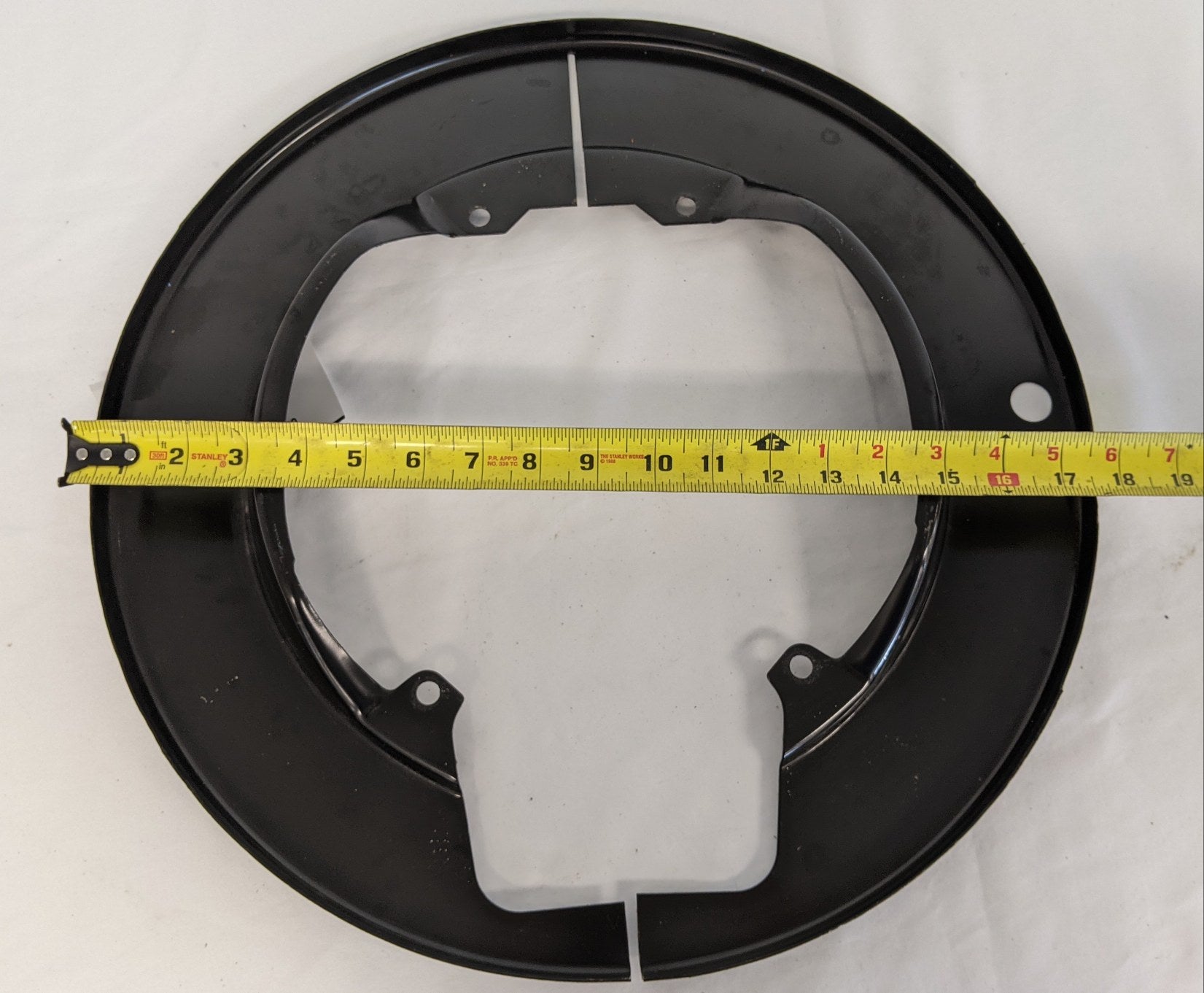 Used Bendix Front Disc Brake Dust Shield - P/N BW 973955N