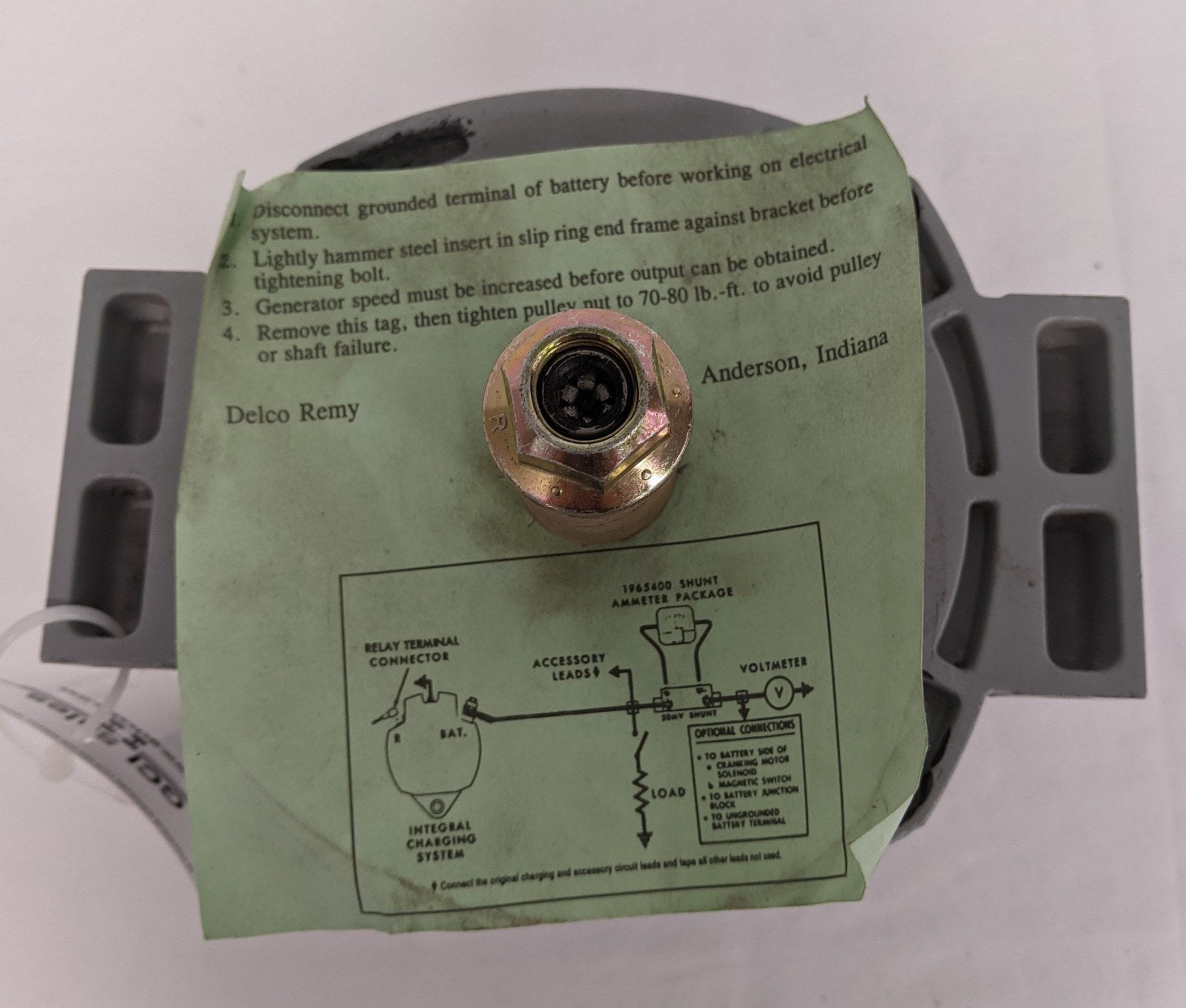 Delco Remy Reman 34SI 135A 12V Alternator - P/N DR 10459288