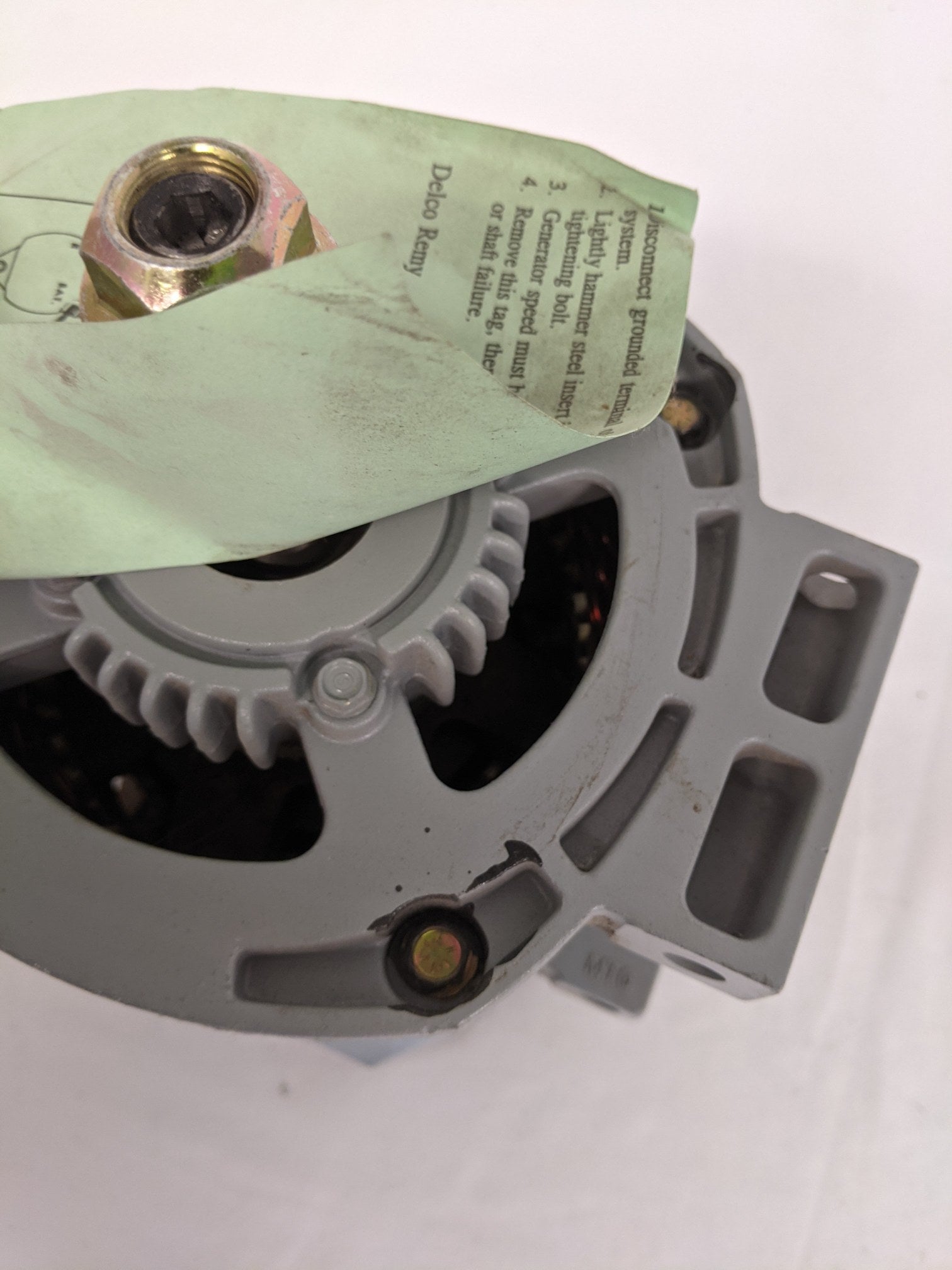 Delco Remy Reman 34SI 135A 12V Alternator - P/N DR 10459632 (9644998459708)