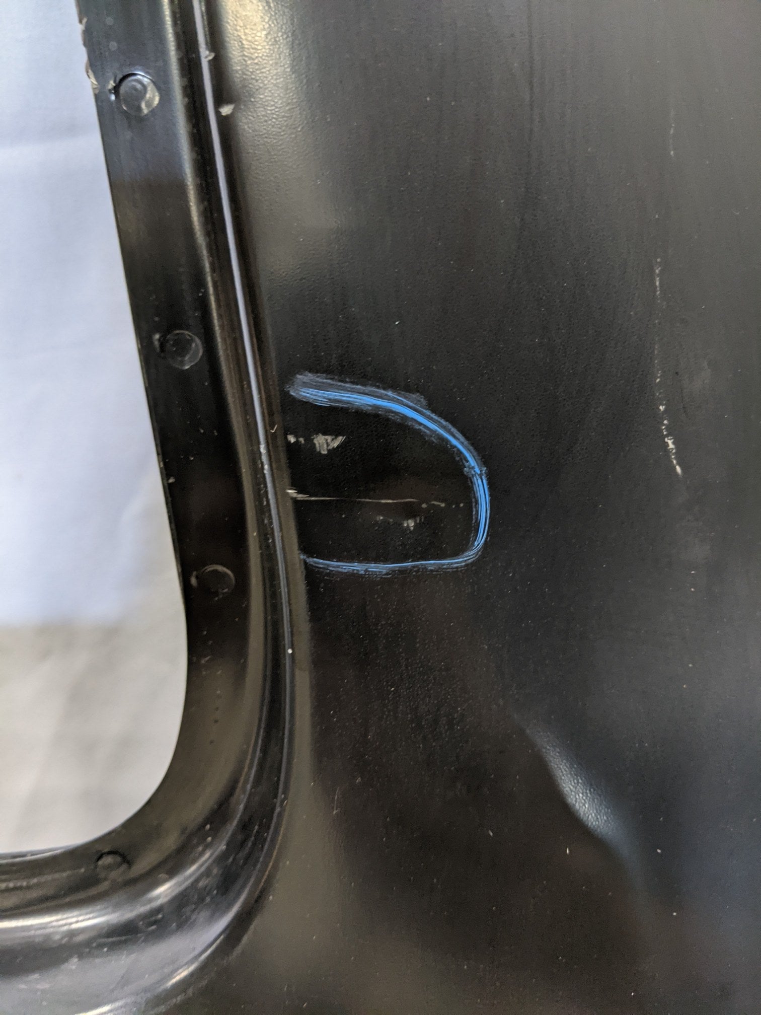 Western Star RH Cab Door Shell - Z18-73913-003 - Damaged