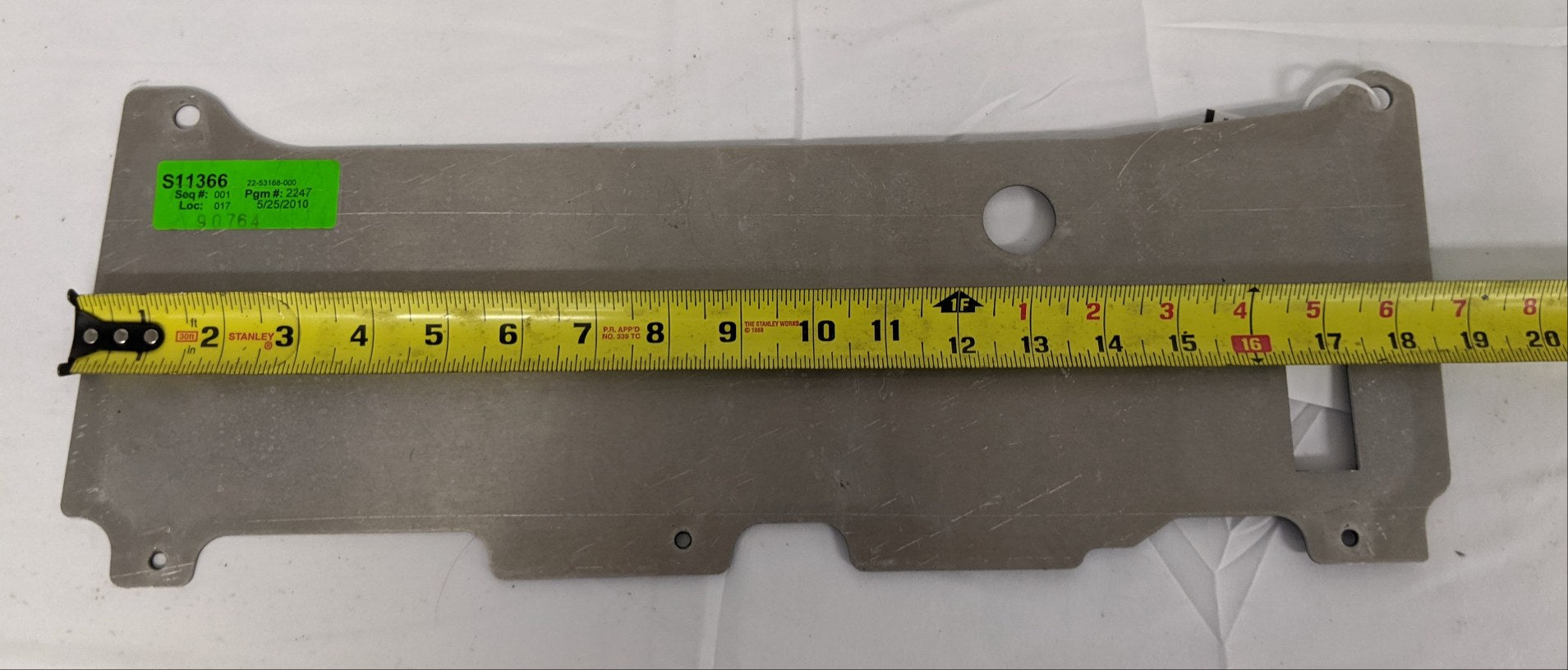 Freightliner M2 AUX Instrument Gauge Switch Panel - P/N 22-53168-000