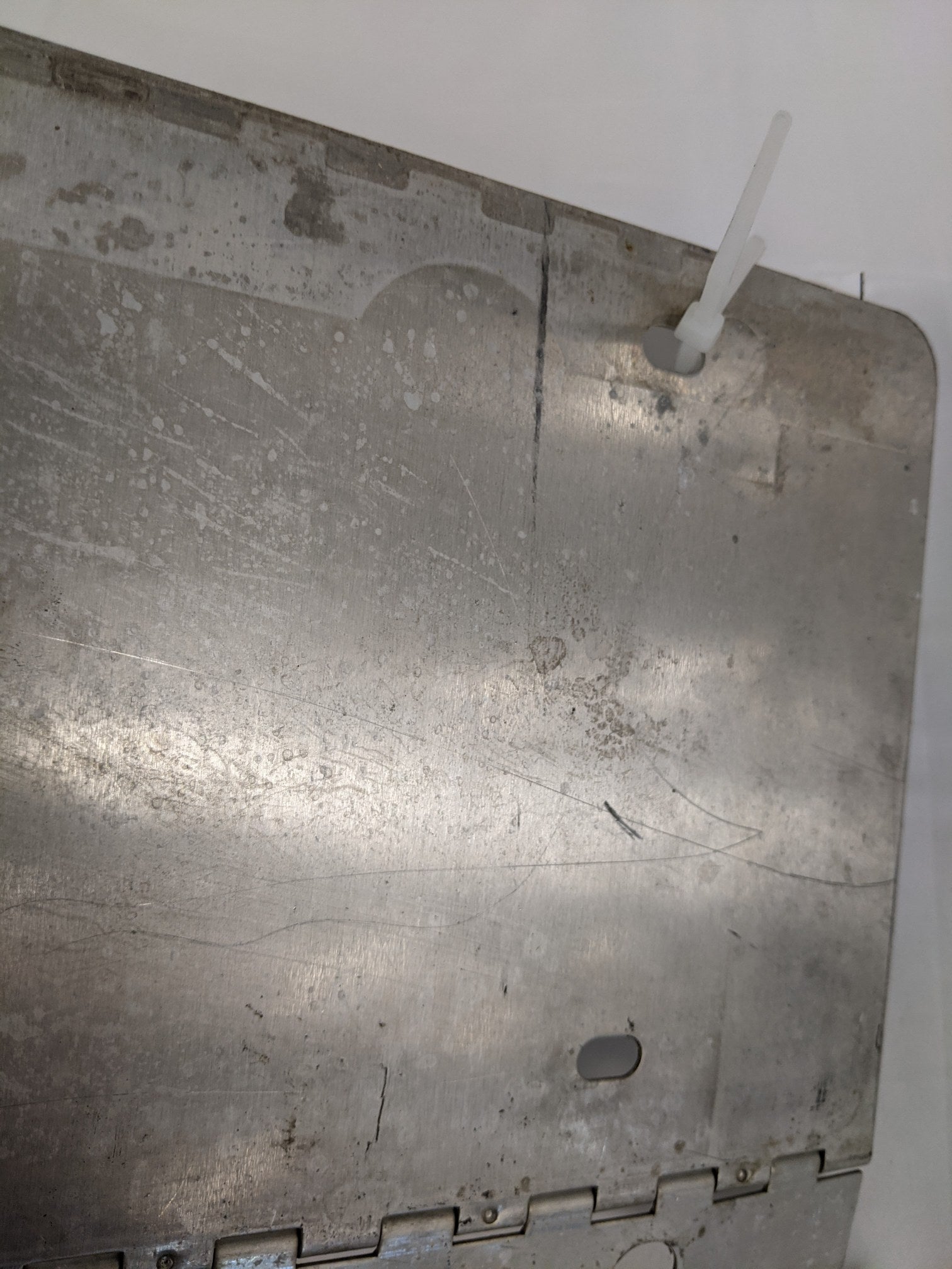 Damaged Freightliner 3 License Plate Hanger Mounting Bracket - P/N A22-25029-004 (6625714831446)