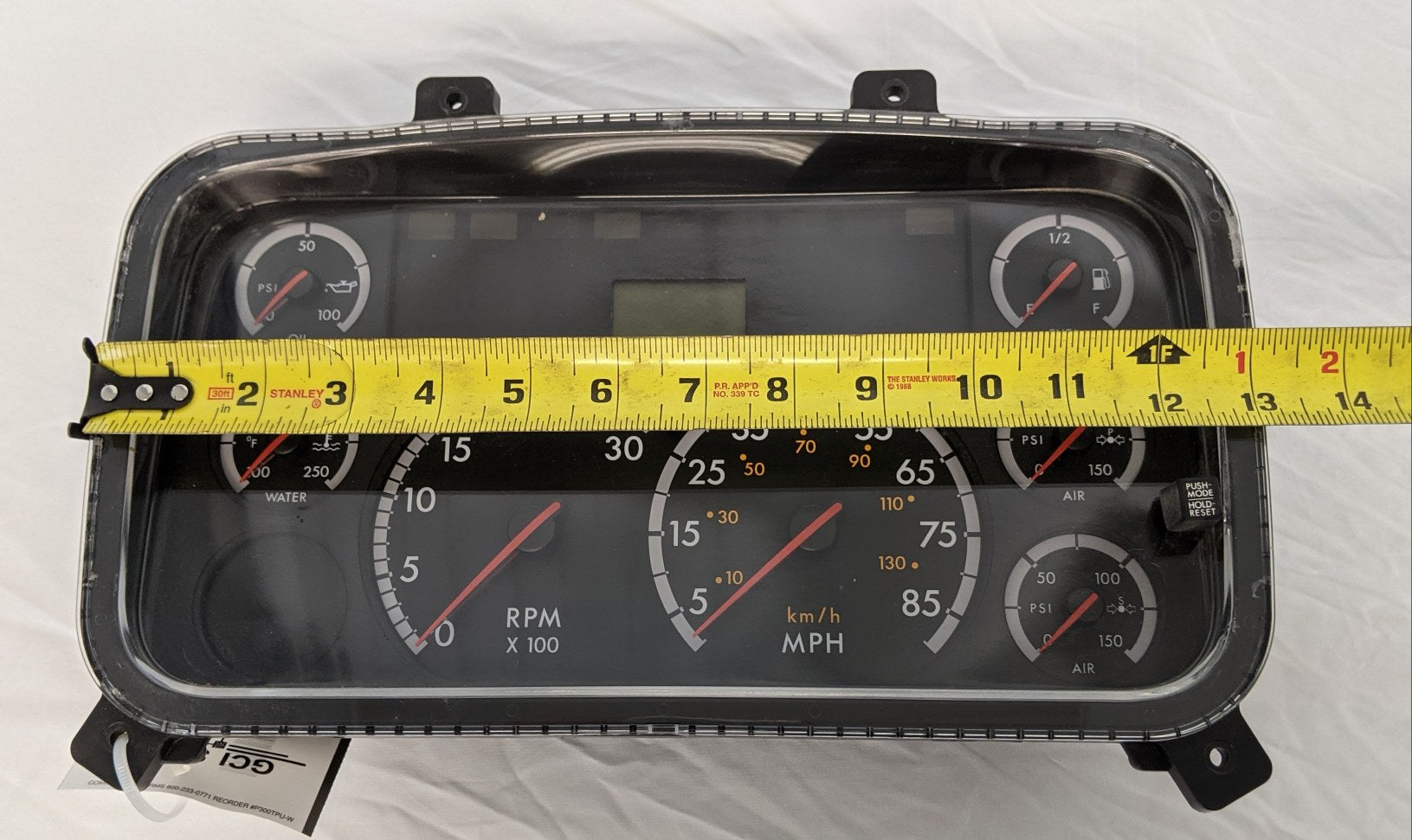 Used Freightliner M2 250K US Speedometer & Tach Cluster - P/N A22-53849-069 (9656705417532)