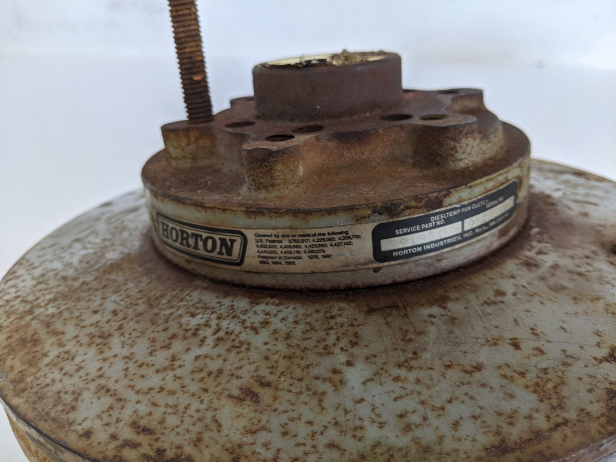 Used Horton Thermostatically Controlled Fan Clutch Assembly - P/N HOR 991051 (9660264481084)