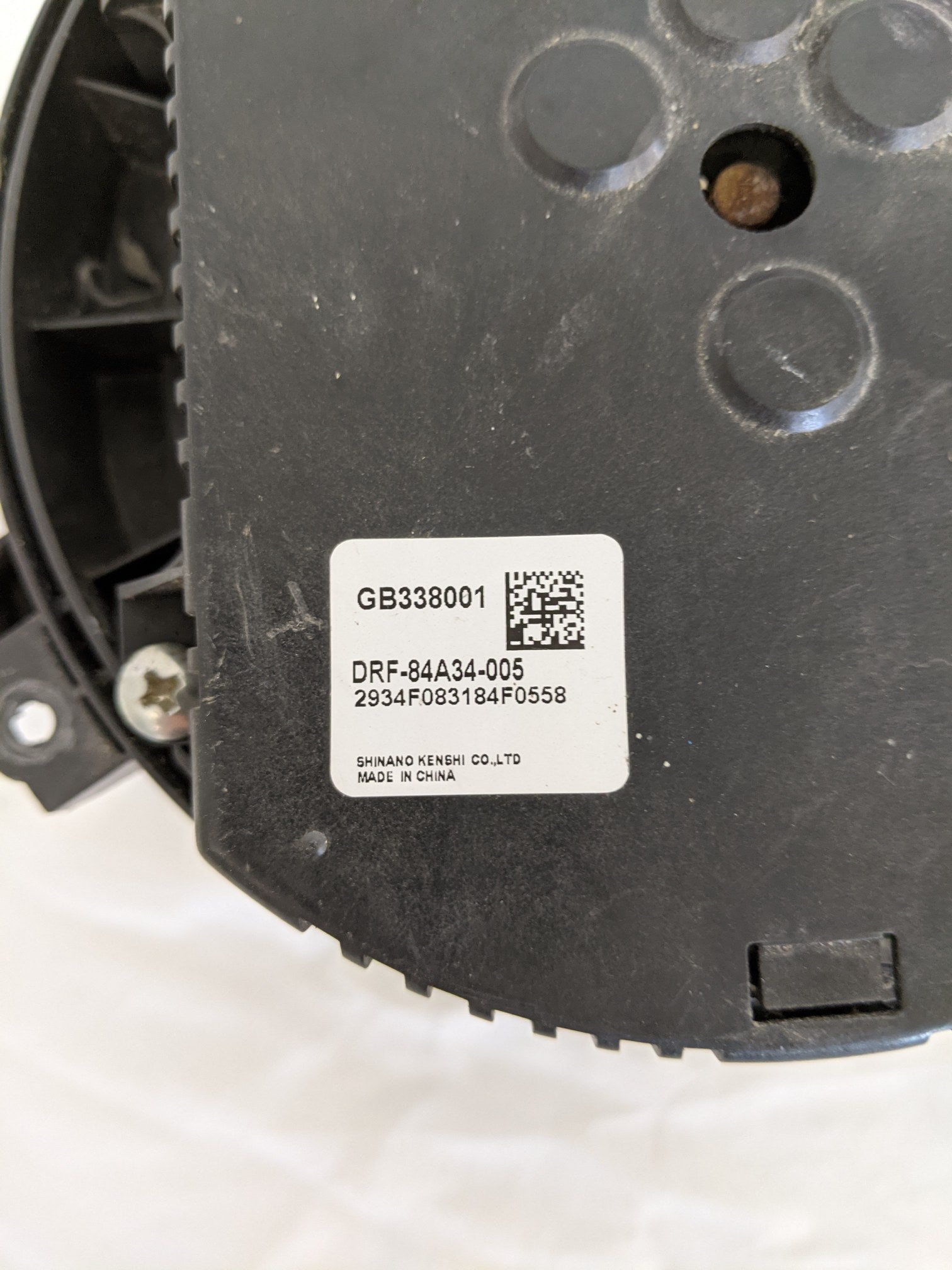 Damaged Freightliner M2 Cascadia Brushless HVAC Blower Motor - P/N GB338001 (9656592433468)