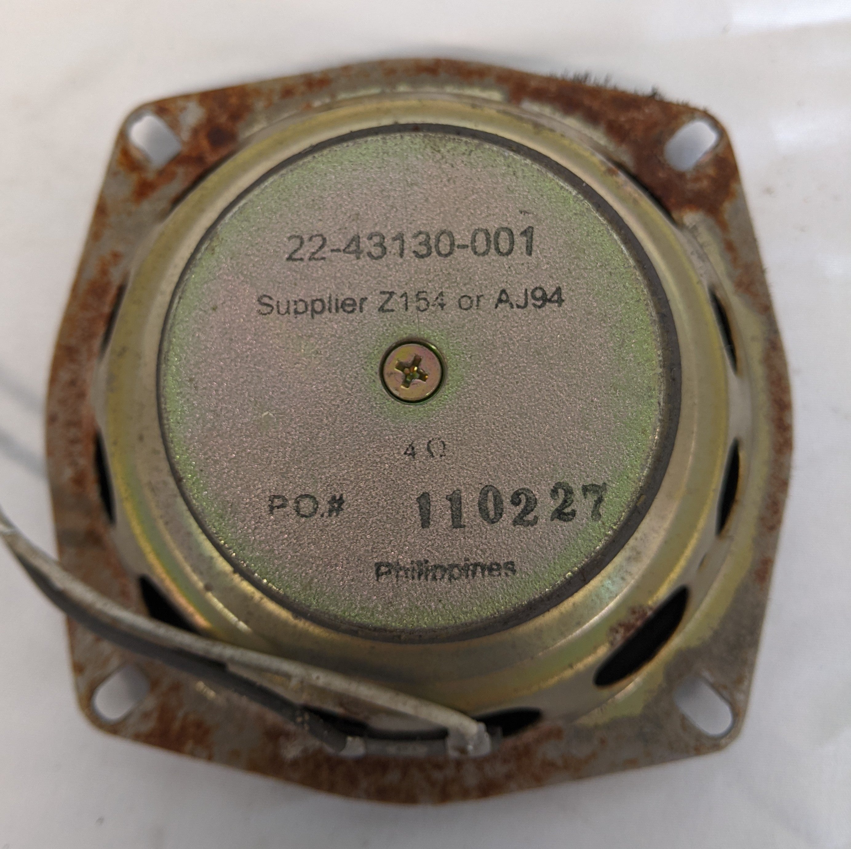 Used Panasonic 5.25 Coax Speaker - P/N: 22-43130-001