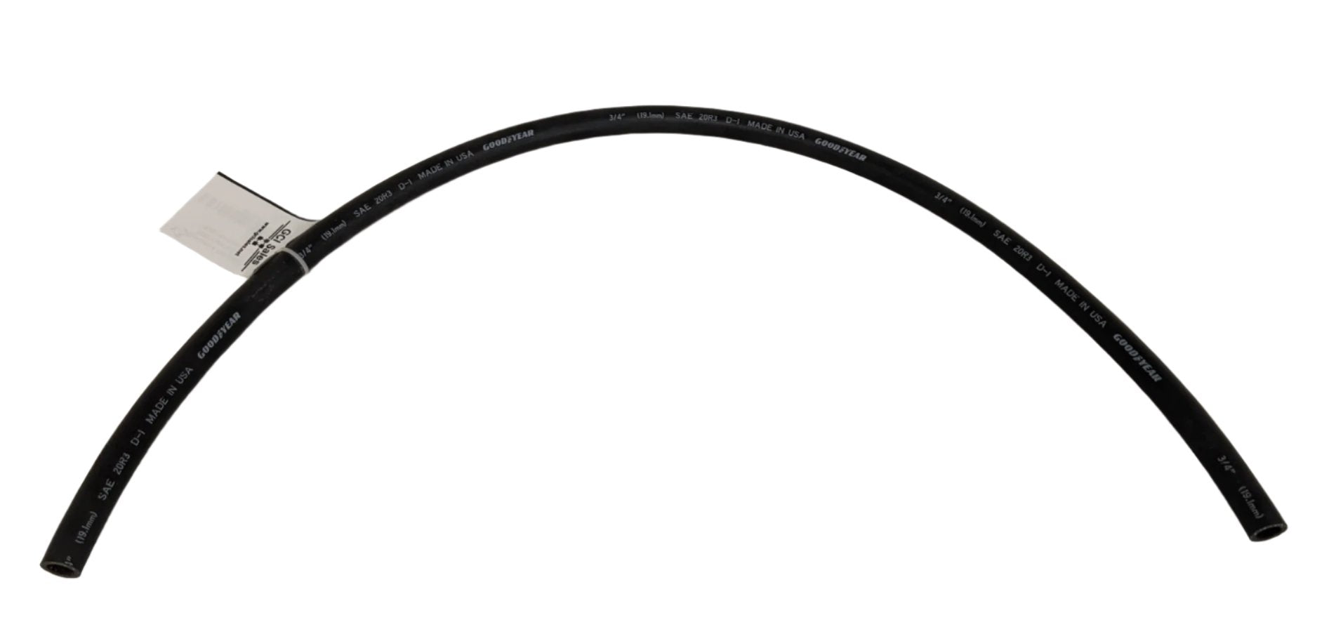 Goodyear 4 foot Length of 20R3 Class D-1, 3/4" ID Water Antifreeze Hose (9681349116220)