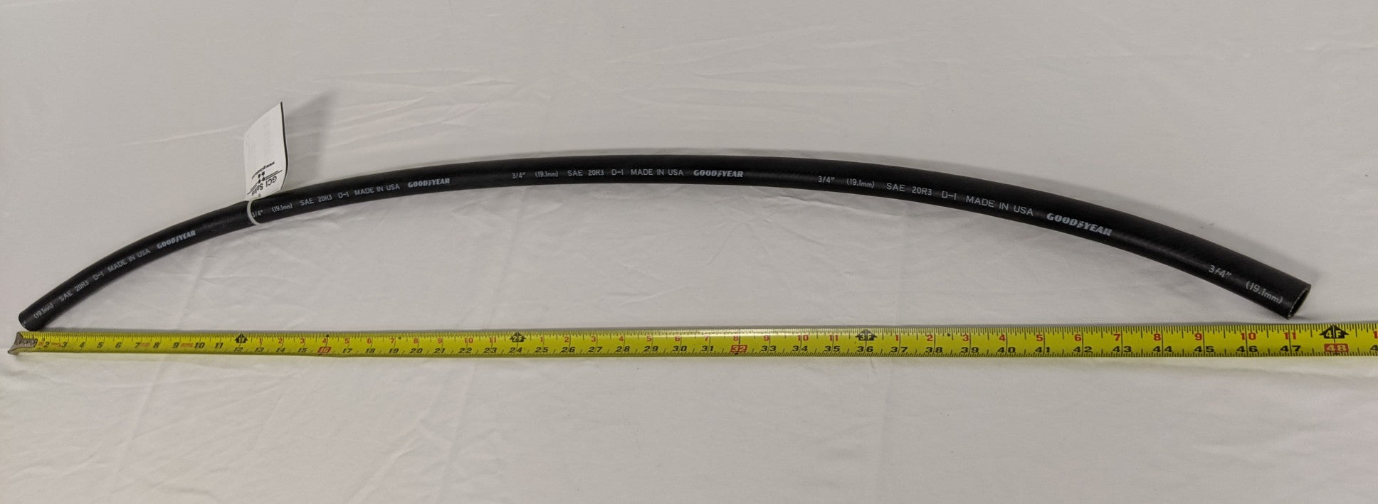 Goodyear 4 foot Length of 20R3 Class D-1, 3/4" ID Water Antifreeze Hose (9681349116220)