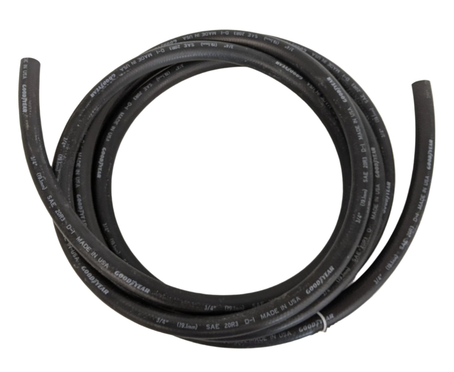 Goodyear 20 foot Length of 20R3 Class D-1, 3/4" ID Water Antifreeze Hose (9681272045884)