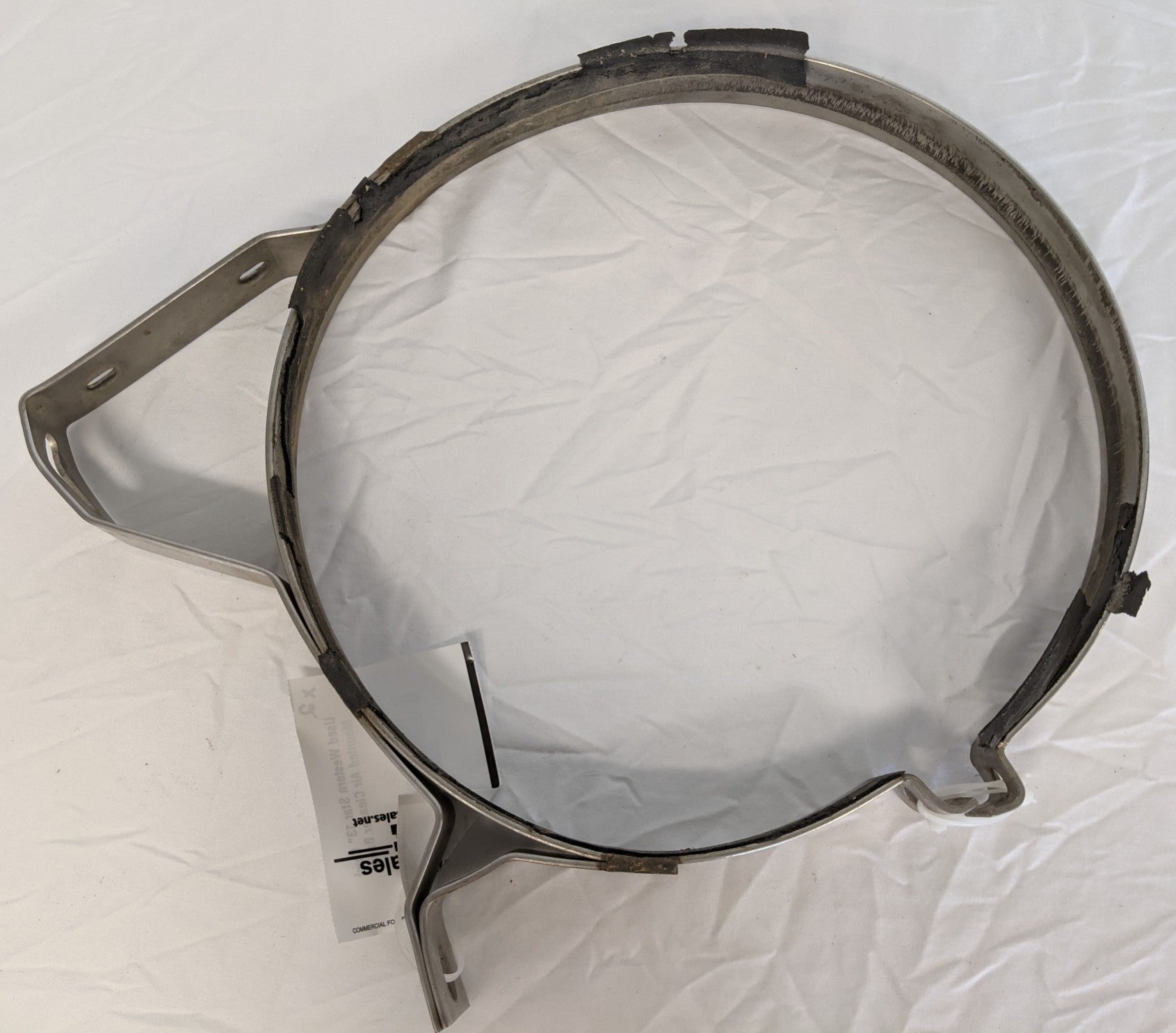 Used Freightliner FLD 13" Cowl Mounted Air Cleaner Band - P/N 03-24495-000 (9678472282428)