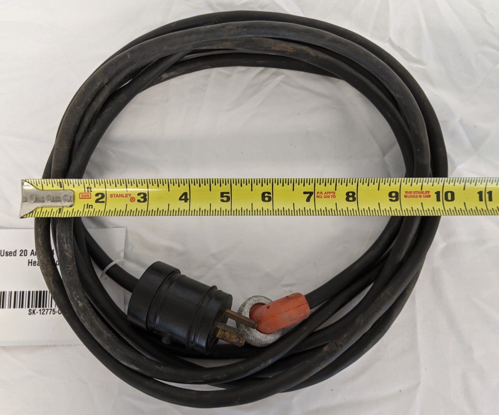 Used 20 Amp 14 Foot Block Heater Cord (9694827413820)