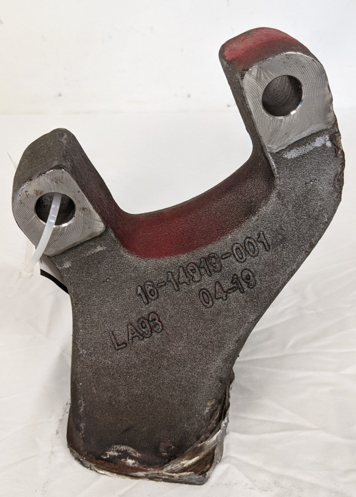 Used Freightliner LH 16X Lateral Control Rod Bracket - P/N 16-14919-001 (9702693929276)