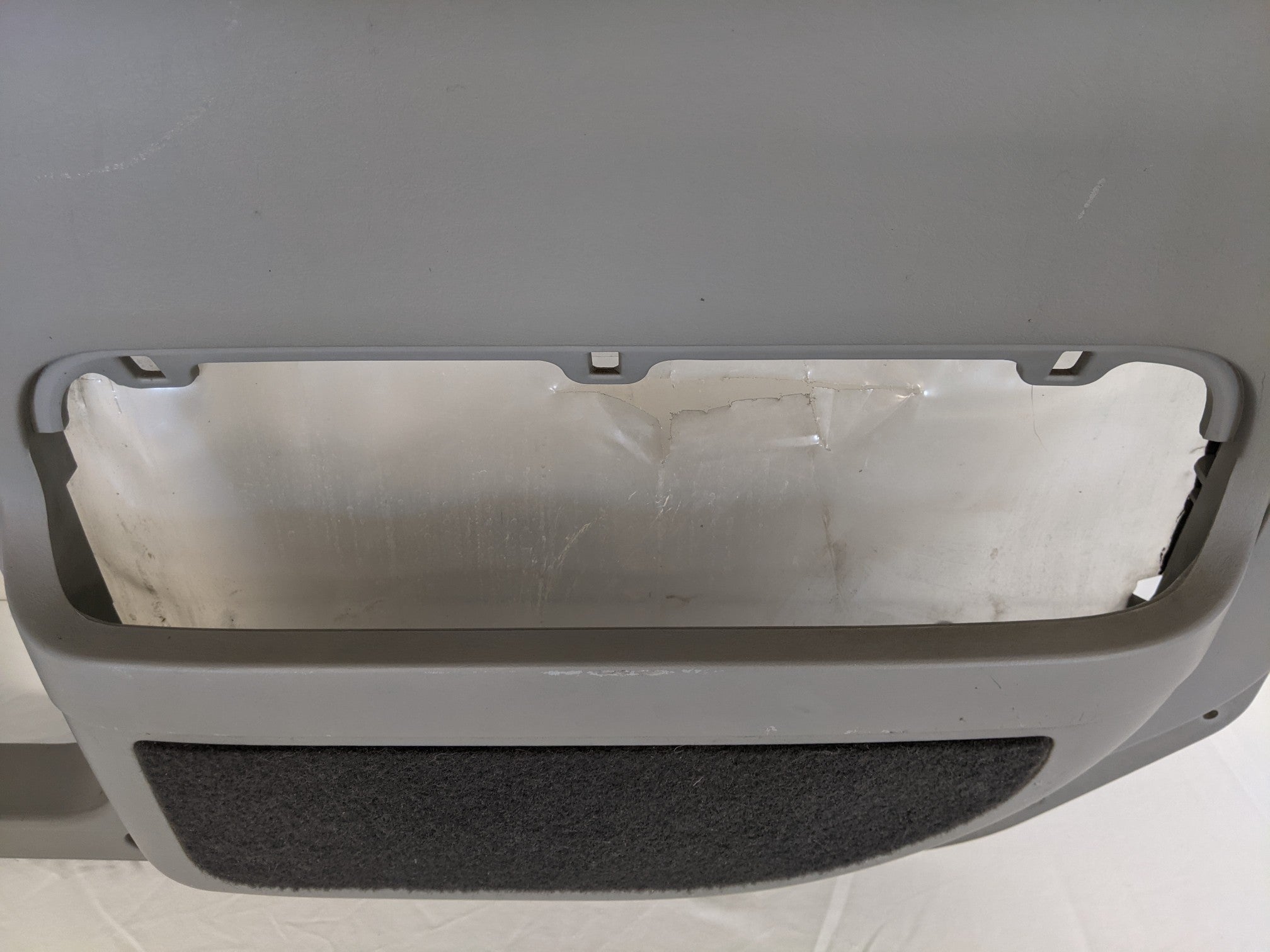 Damaged Freightliner Columbia RH Slate Gray Inner Door Panel - P/N A18-46802-000 (9719615193404)