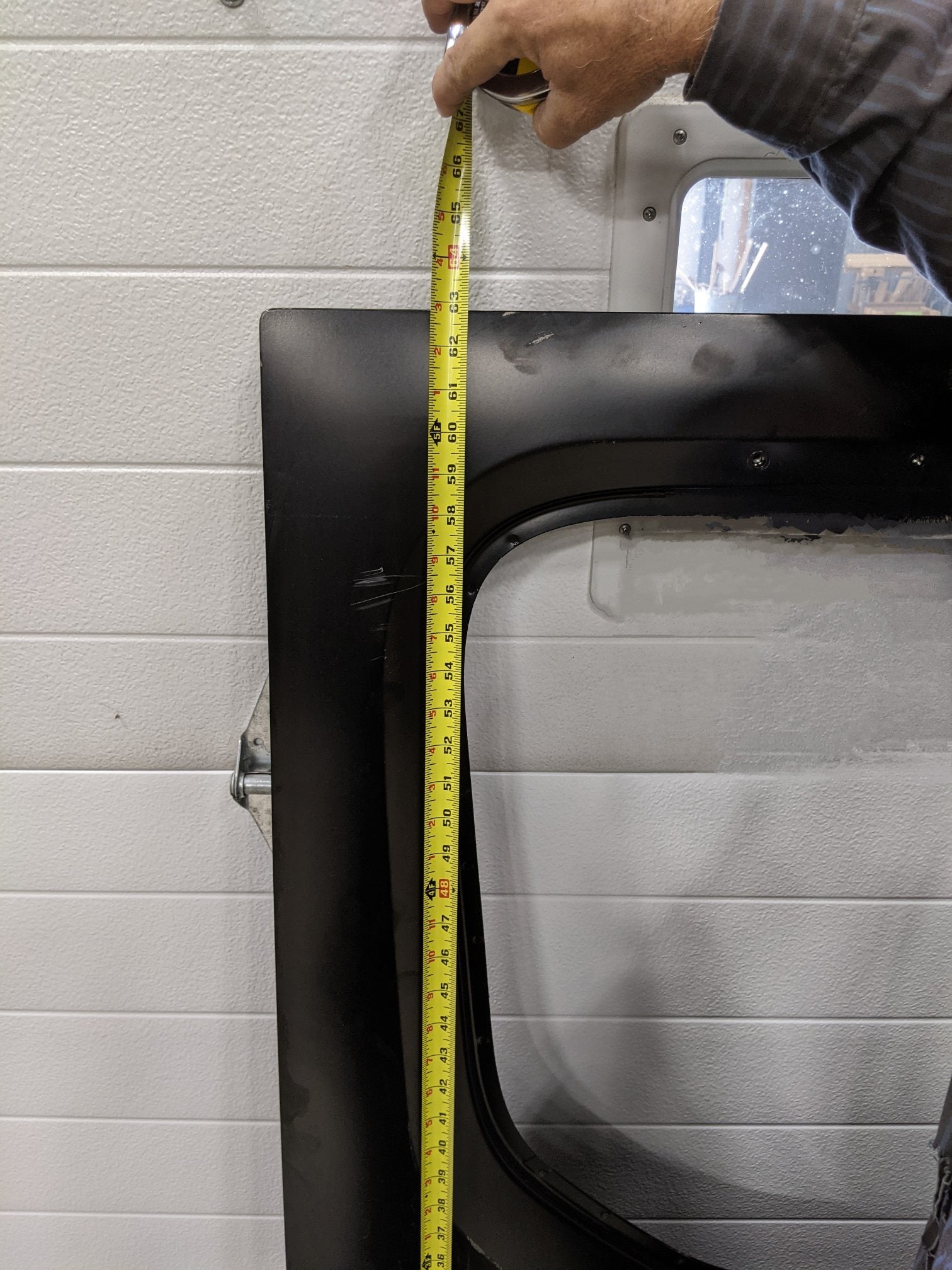 Damaged Western Star RH Cab Door Shell - A18-74435-003