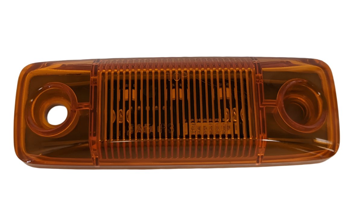 *Chipped* Western Star SAE LED Amber Visor Marker Light - P/N A66-09883-000 (9746274156860)