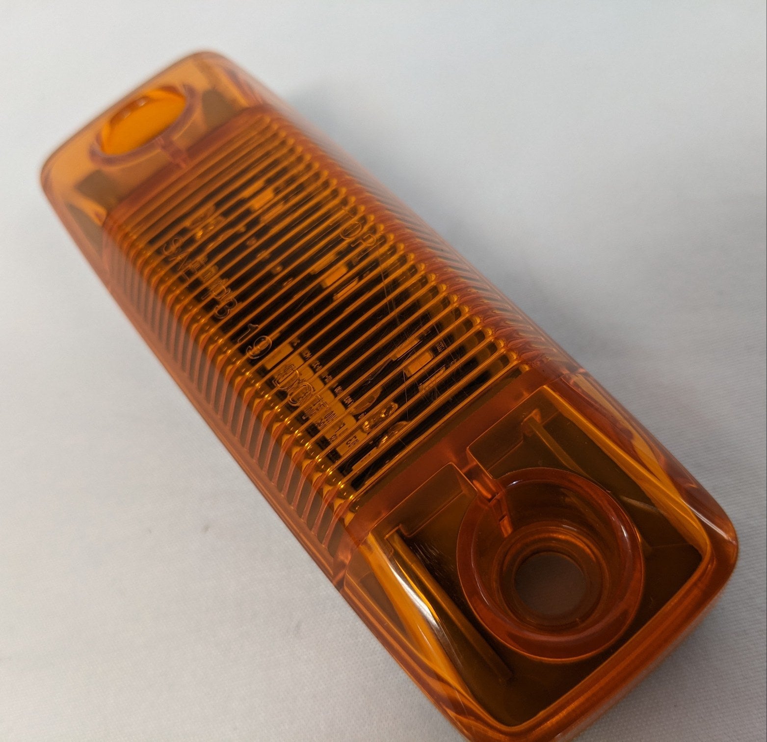 *Chipped* Western Star SAE LED Amber Visor Marker Light - P/N A66-09883-000 (9746274156860)